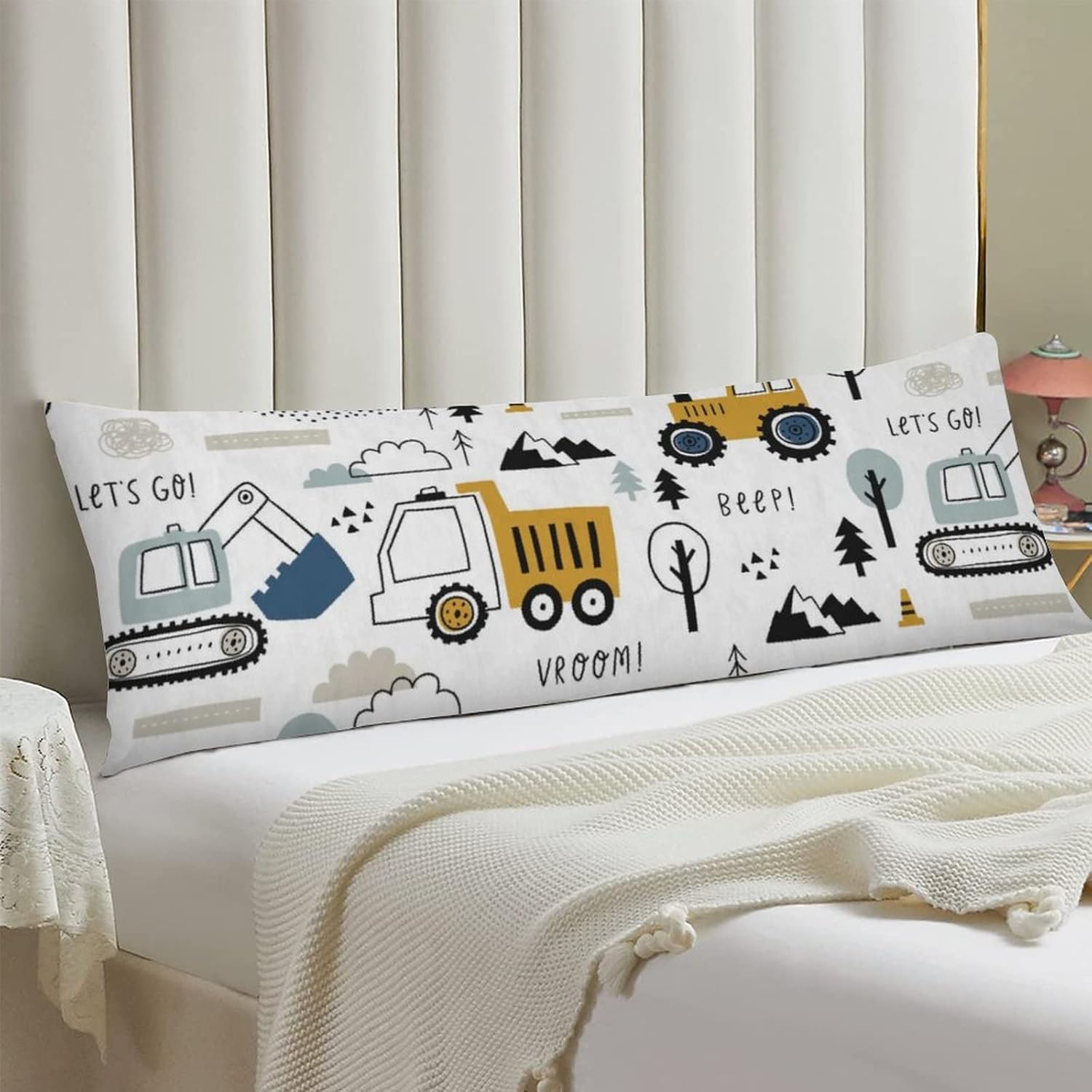 WINTYE Cute Cartoon Crane Body Pillowcase 20x54in