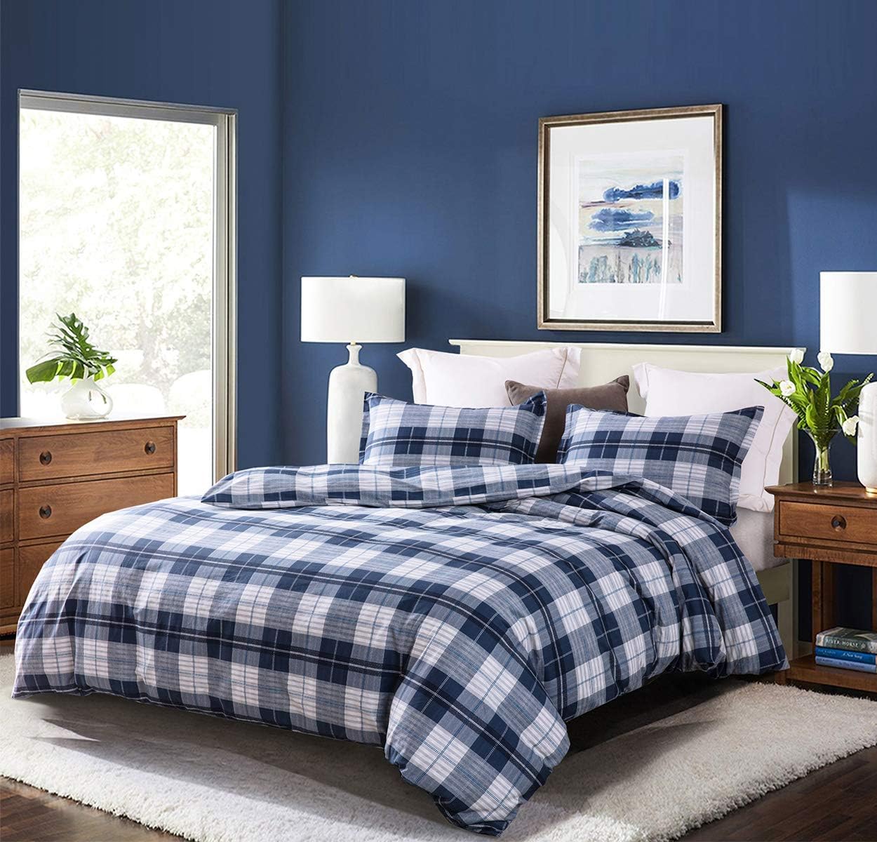 SLEEPBELLA Queen Comforter Set 3Pcs Buffalo Print