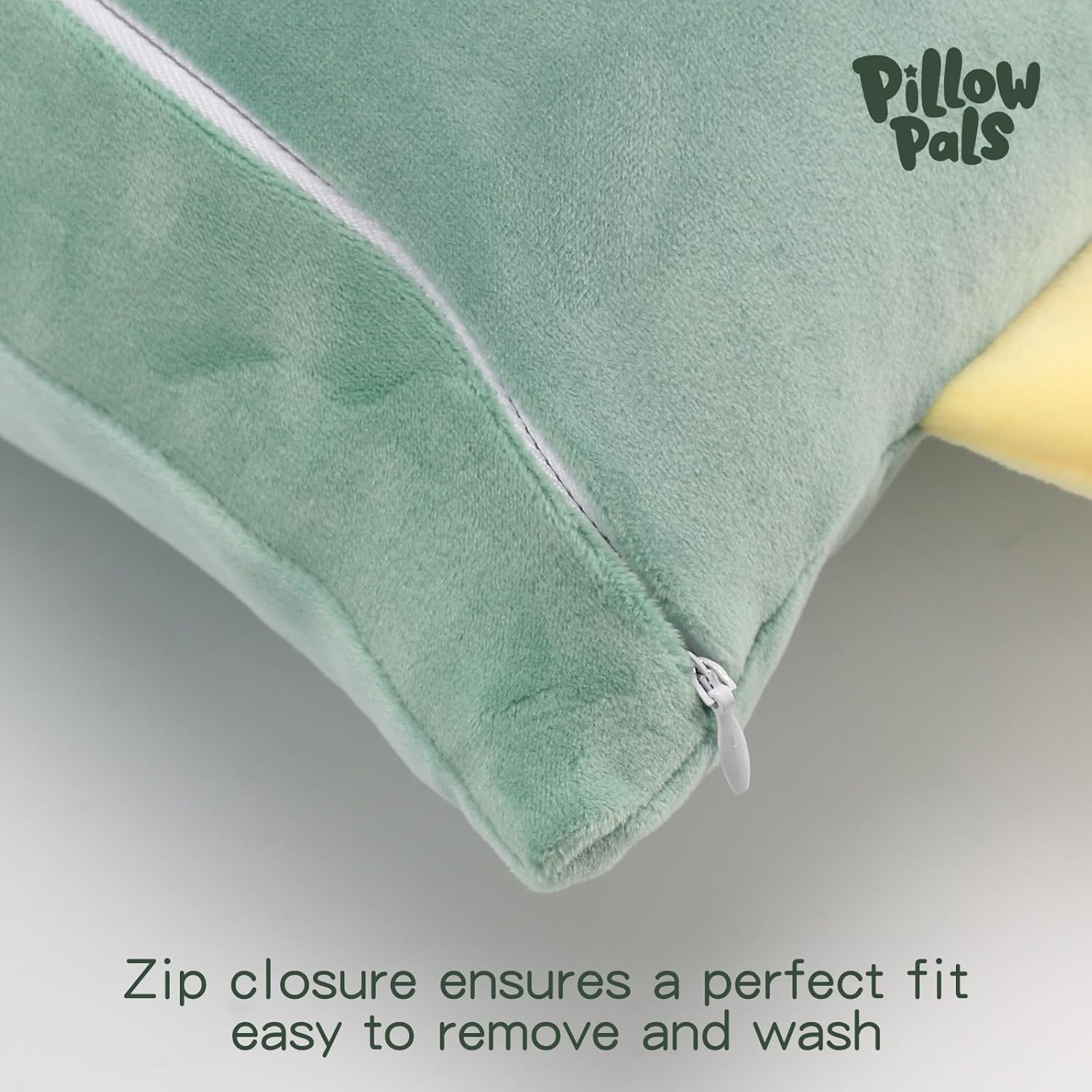 Dinosaur Plush Pillowcase - Soft 26x20 Inches for Kids