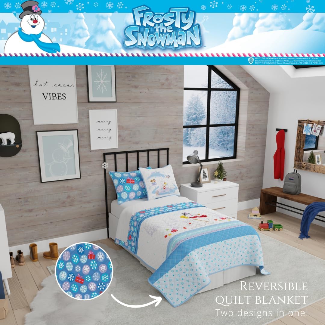 Franco Frosty The Snowman Quilt Set Twin Size 1