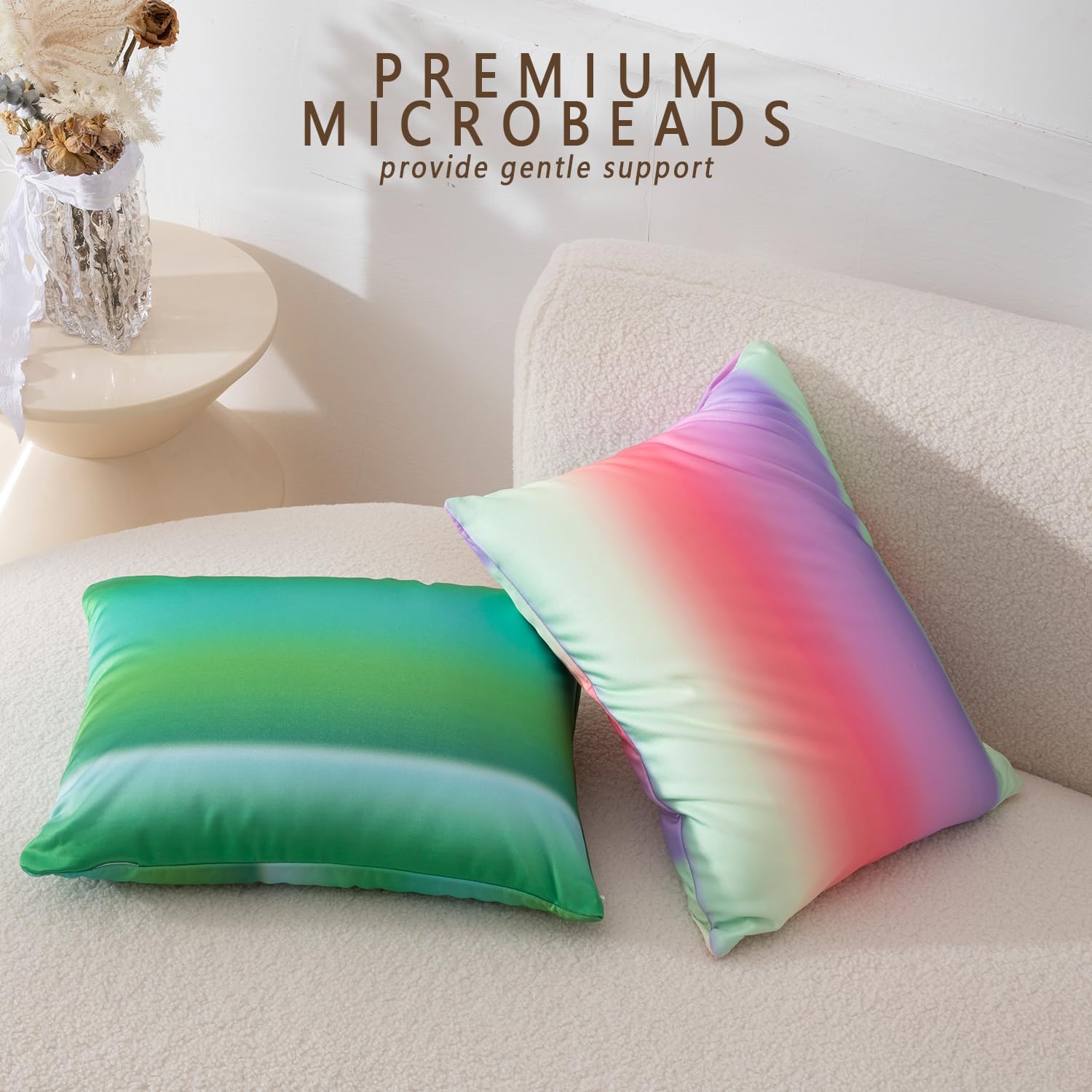 FABSKIY Squishy Neck Pillow with Removable Cover