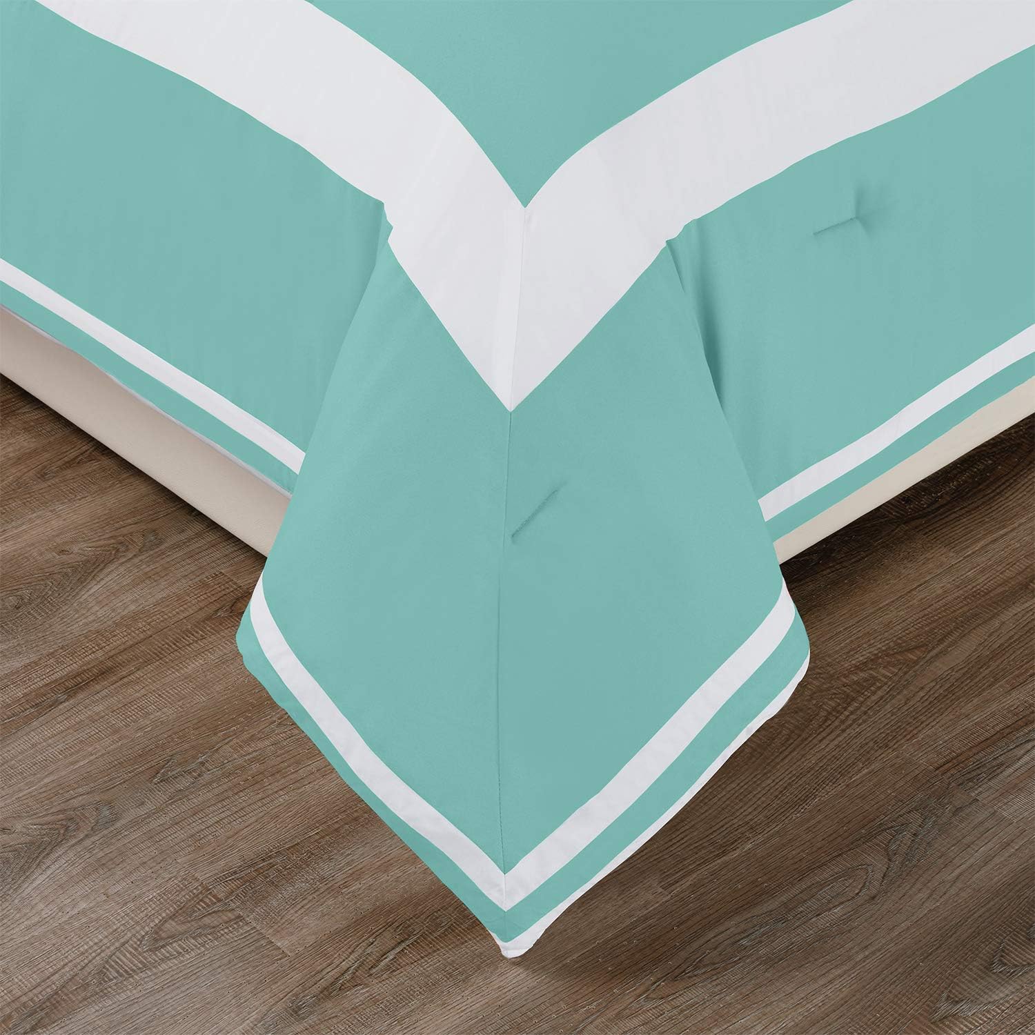 Superior Grammercy Comforter Set with Pillow Shams - KingCalifornia King Teal