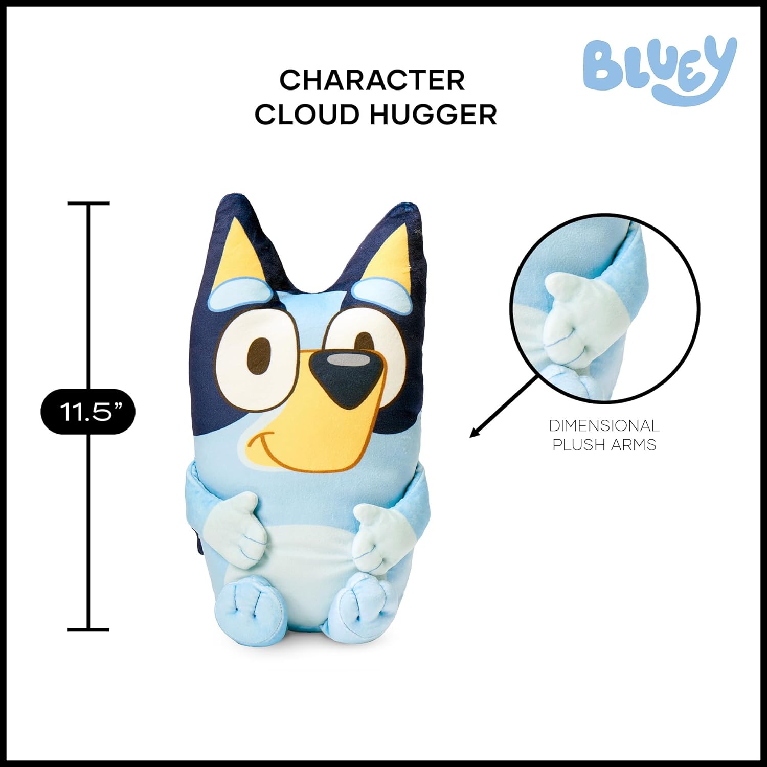 NORTHWEST Bluey Cloud Hugger Pillow 115 Inches