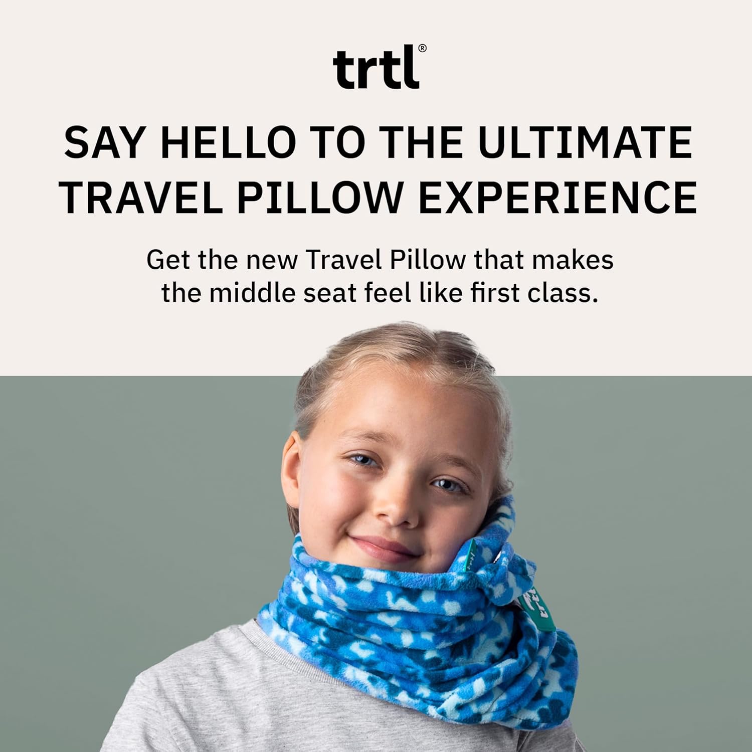 Trtl Pillow - Super Soft Neck Support Travel Pillow - Machine Washable 1