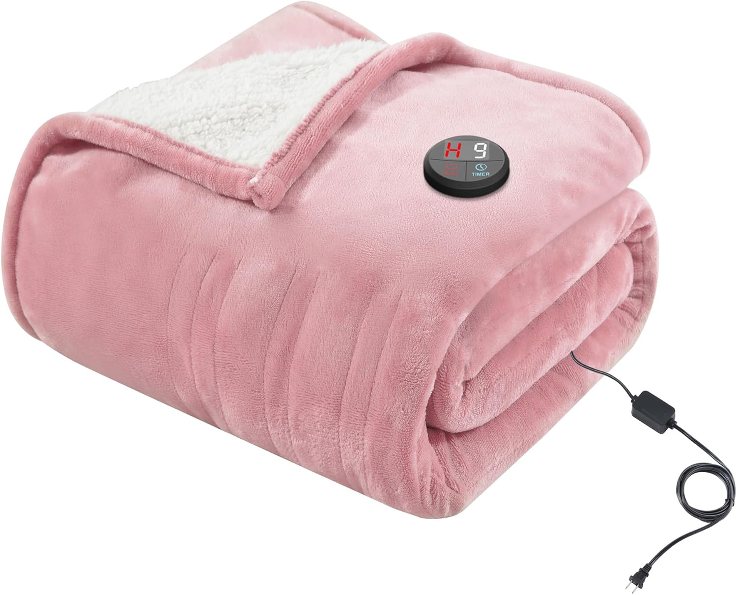 Gotcozy Heated Throw Blanket - 50x60 with One Touch Button