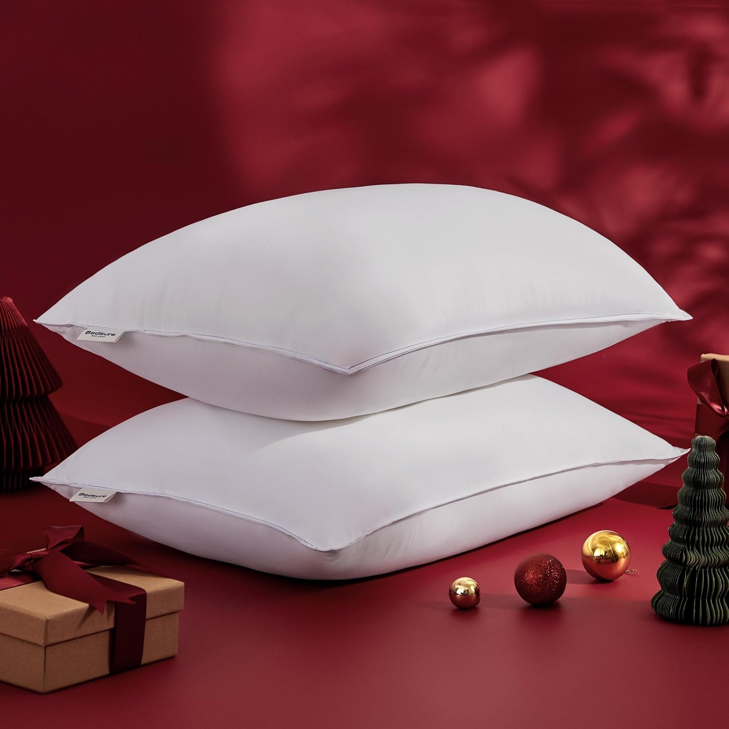 Bedsure Fluffy Pillows Set of 2 - 19x26