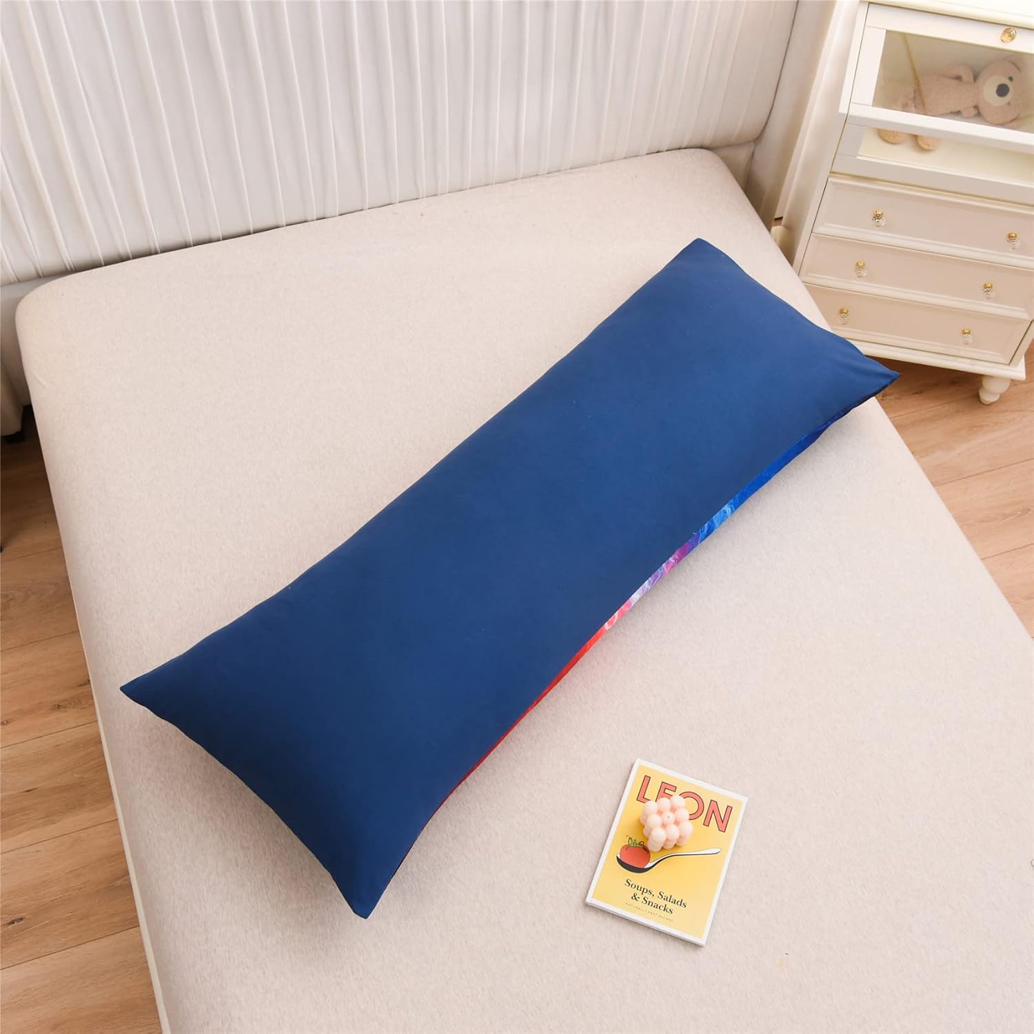 Meeting Story Gamer Pillow Cover for Boys Adults Red-Blue