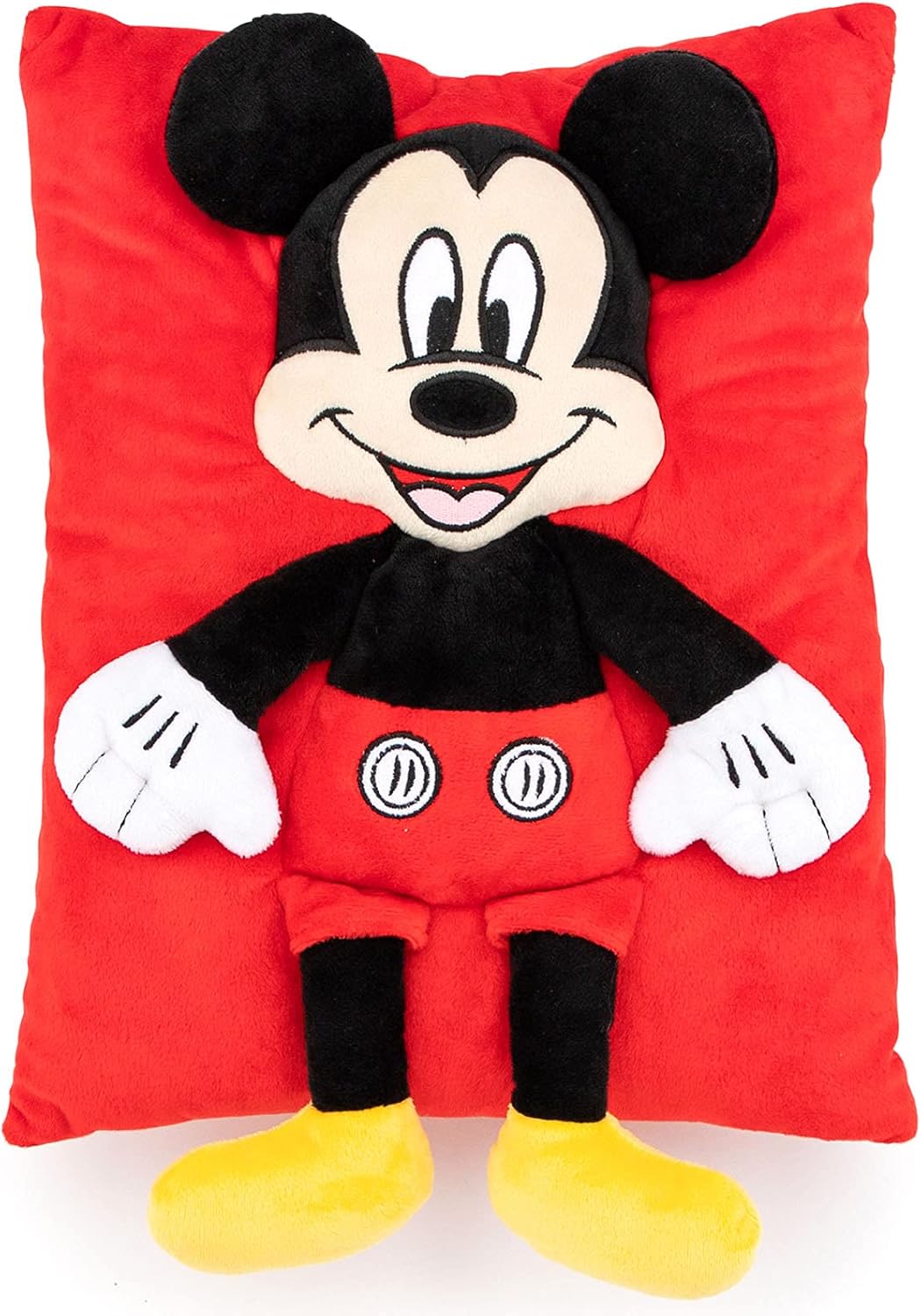 Jay Franco Disney Mickey Mouse 3D Snuggle Pillow - 15 Inches 1