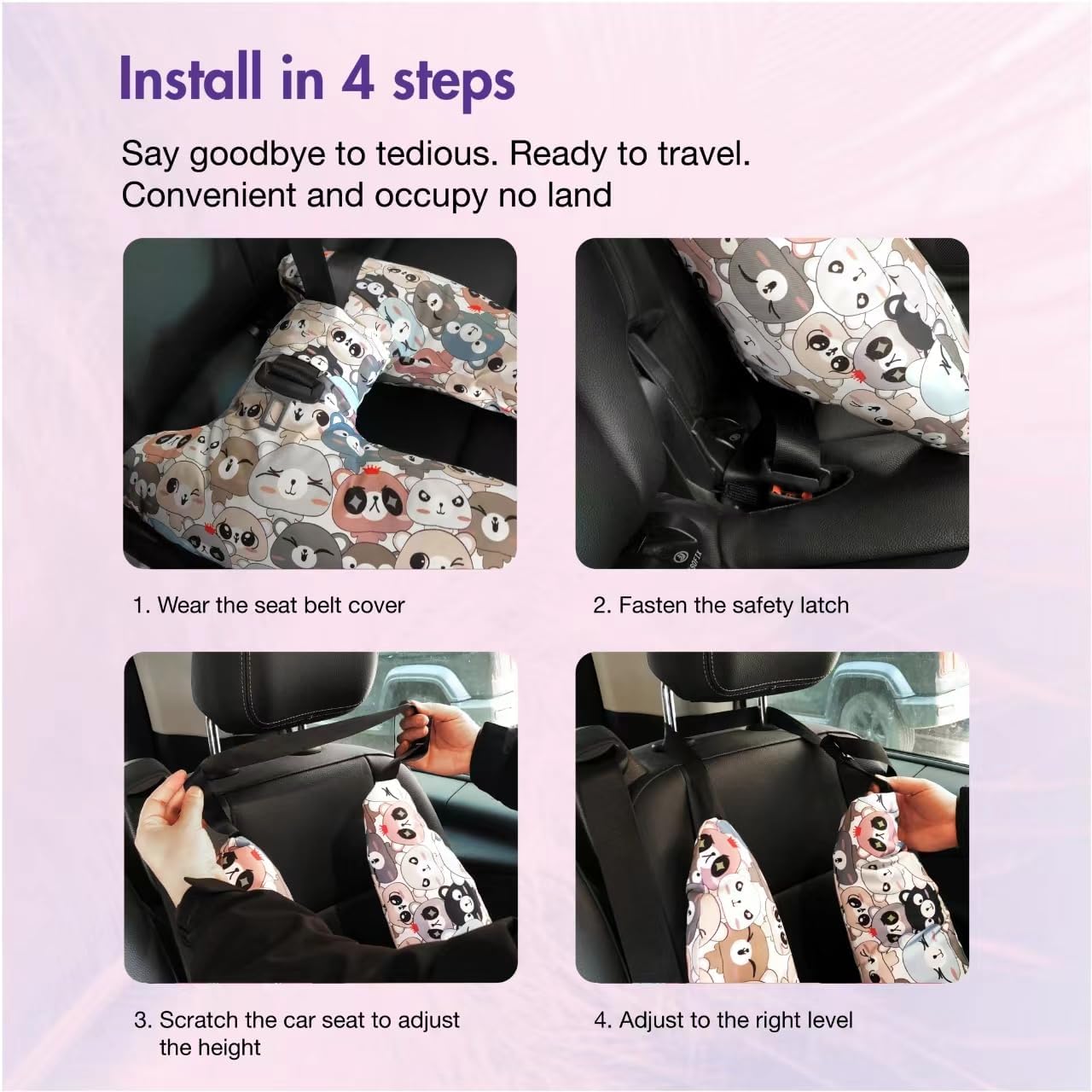 Tumahe H-Shape Travel Pillow for Kids and Adults
