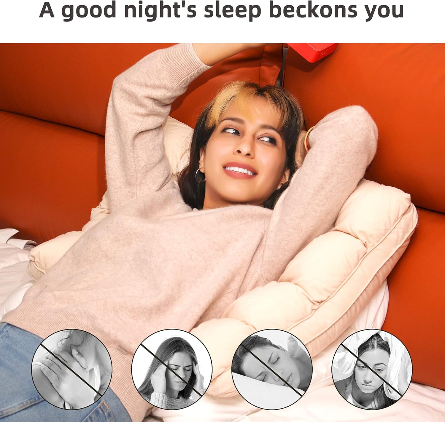 YOUR MOON Soft Fluffy Bed Pillow for All Sleeping Positions