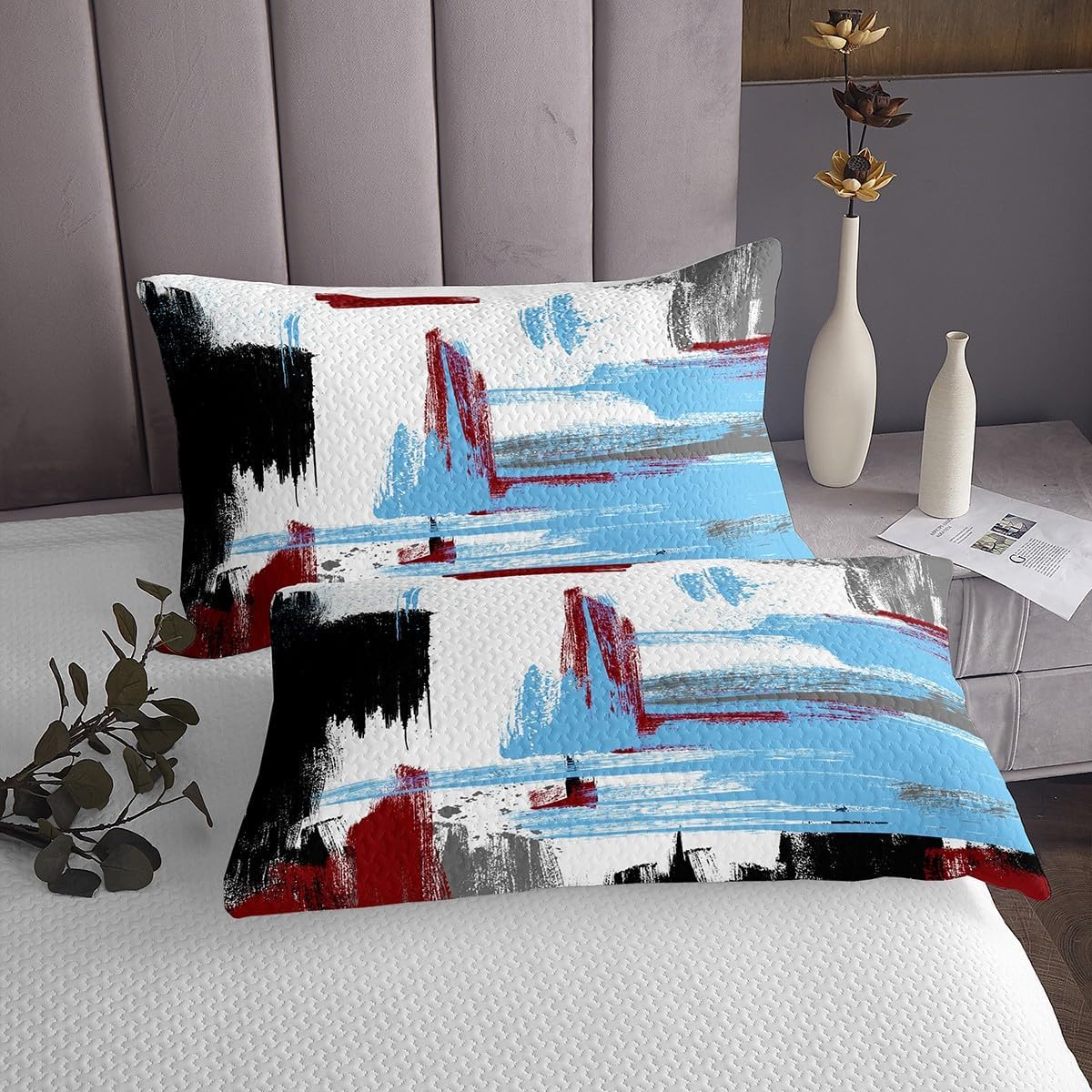 Erosebridal Oil Painting Twin Coverlet Set
