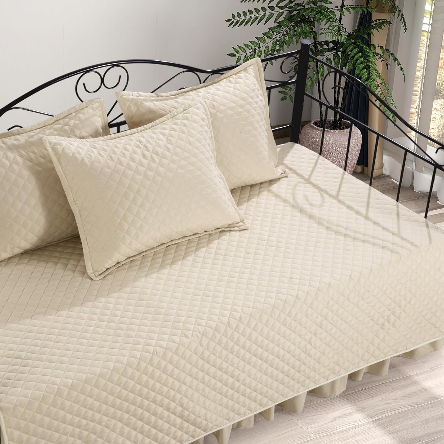 BALAPET 5 Piece Daybed Set - Beige 75x39