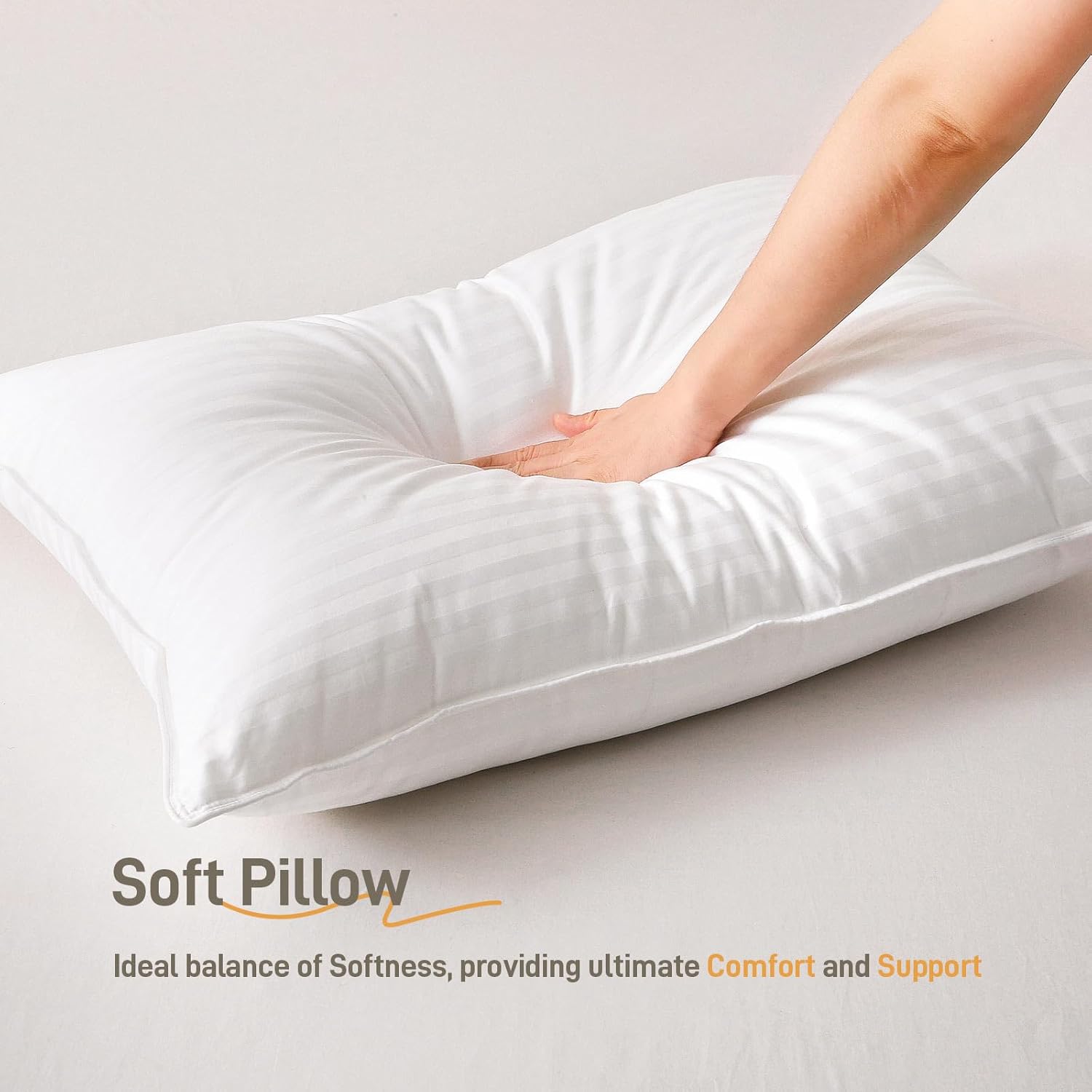 Lyralith Hypoallergenic Cotton Down Alternative Pillow