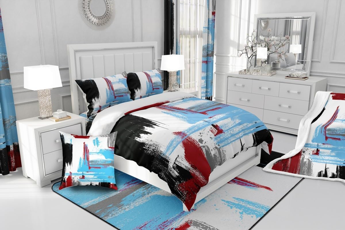 Erosebridal Oil Painting Twin Coverlet Set