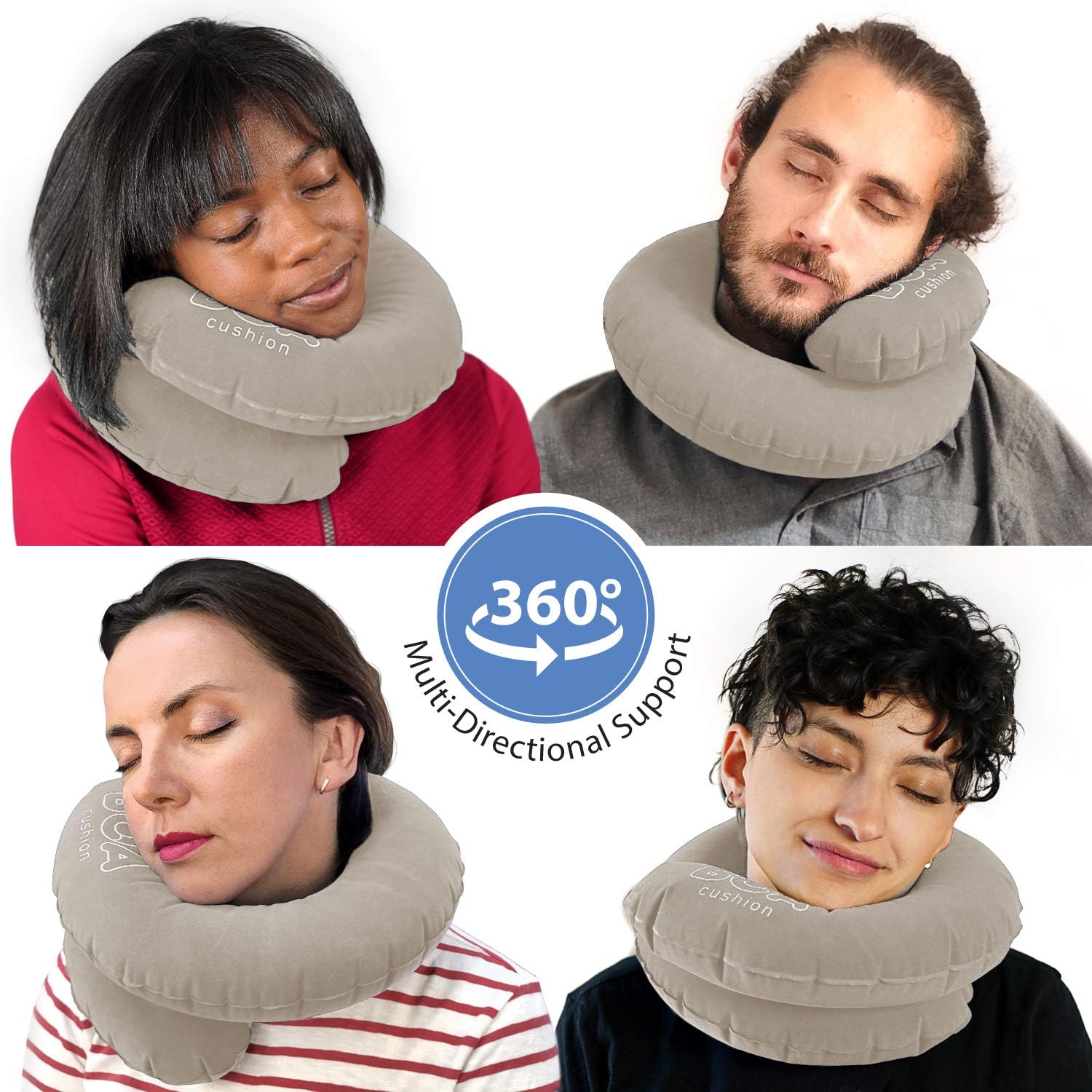 Boa Cushion Travel Pillow Inflatable Neck Support