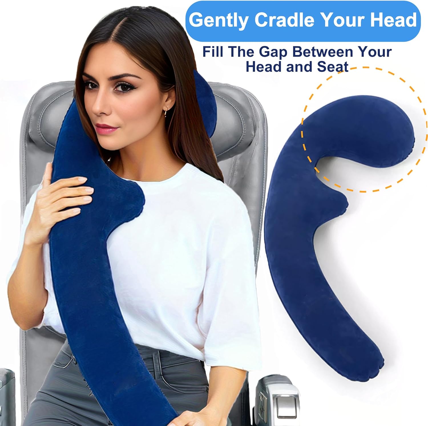 Galactruly Inflatable Neck Pillow for Travel 1