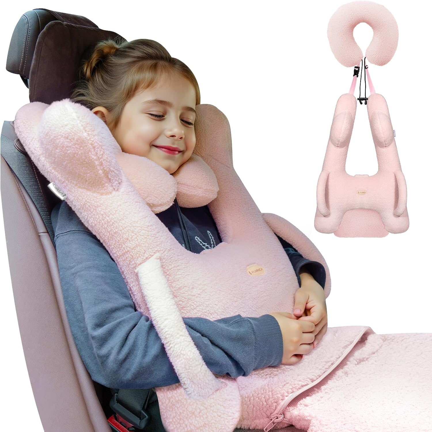 FLORICH Travel Pillow with Head and Body Support