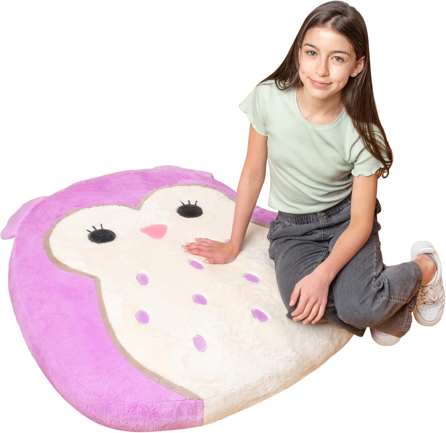 BigMouth x Squishmallows Holly Owl Inflatable Floor Pillow