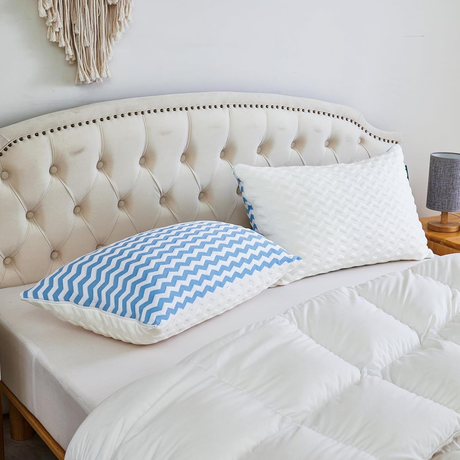 Suhedy Queen Size Adjustable Cooling Pillow