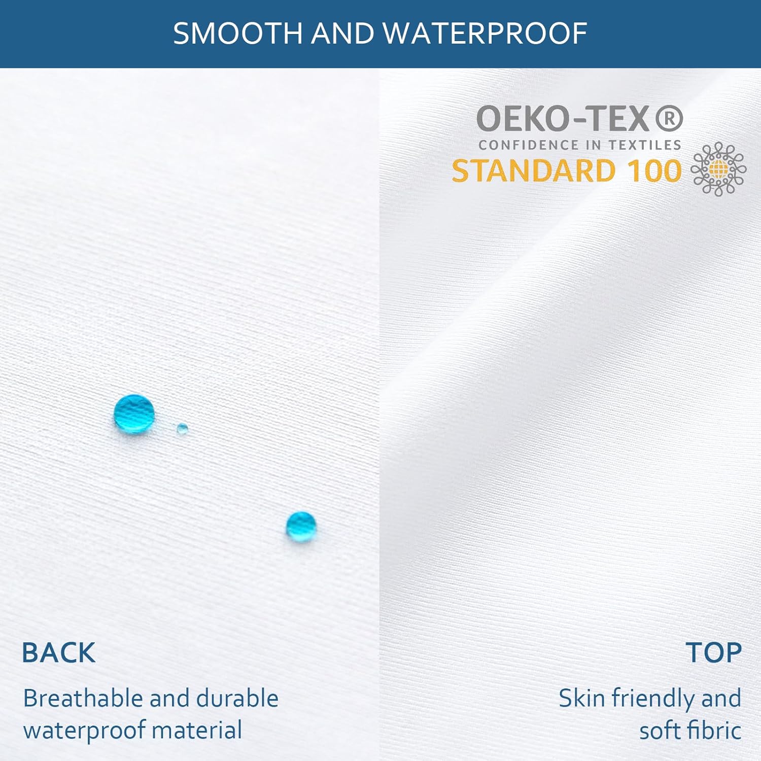 Moonsea Waterproof Mattress Protector Twin Extra Long