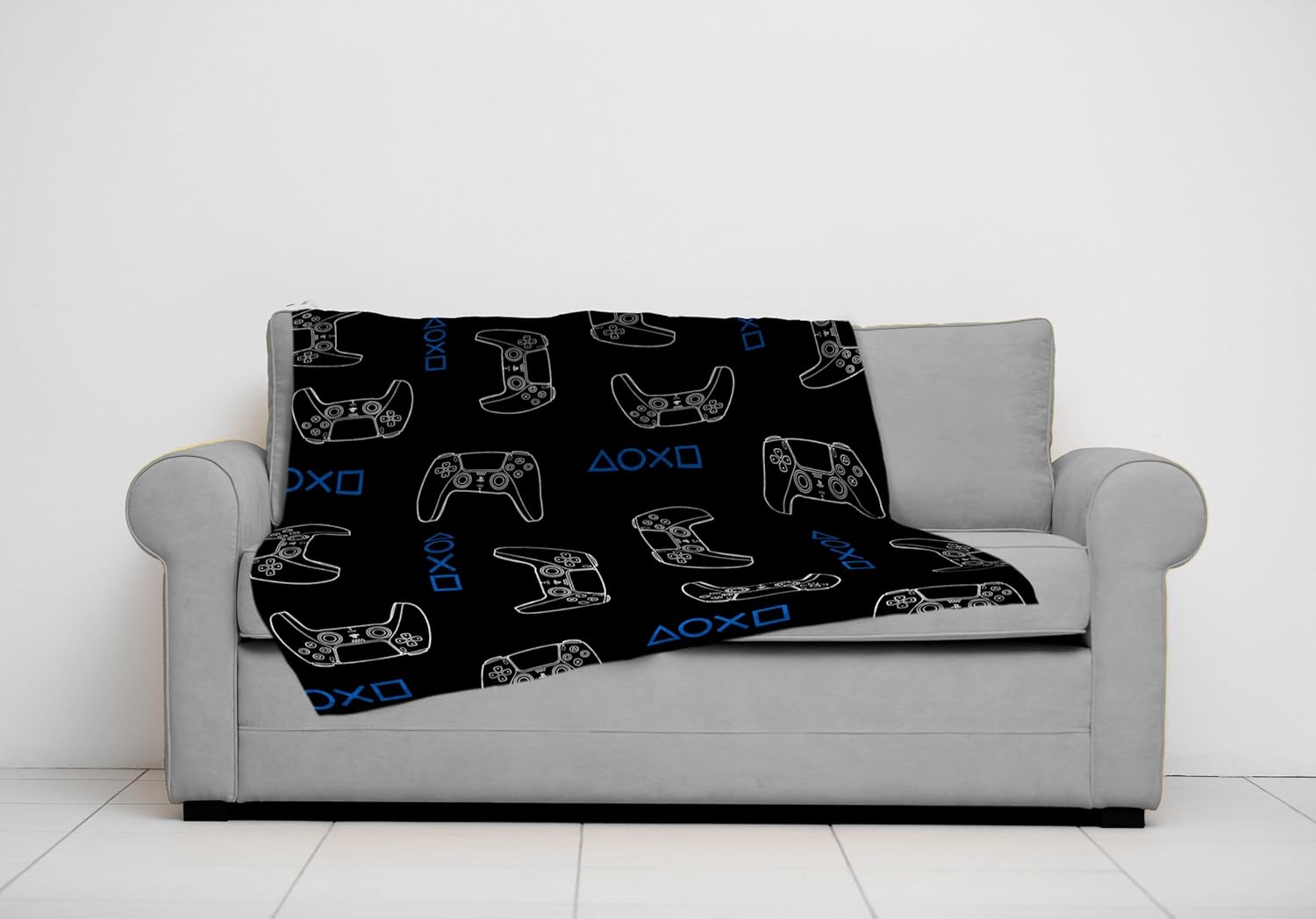 PlayStation Controller Throw Blanket for Kids