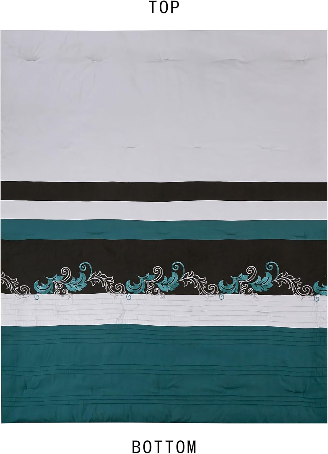 Chezmoi Collection Napa 7-Piece Comforter Set
