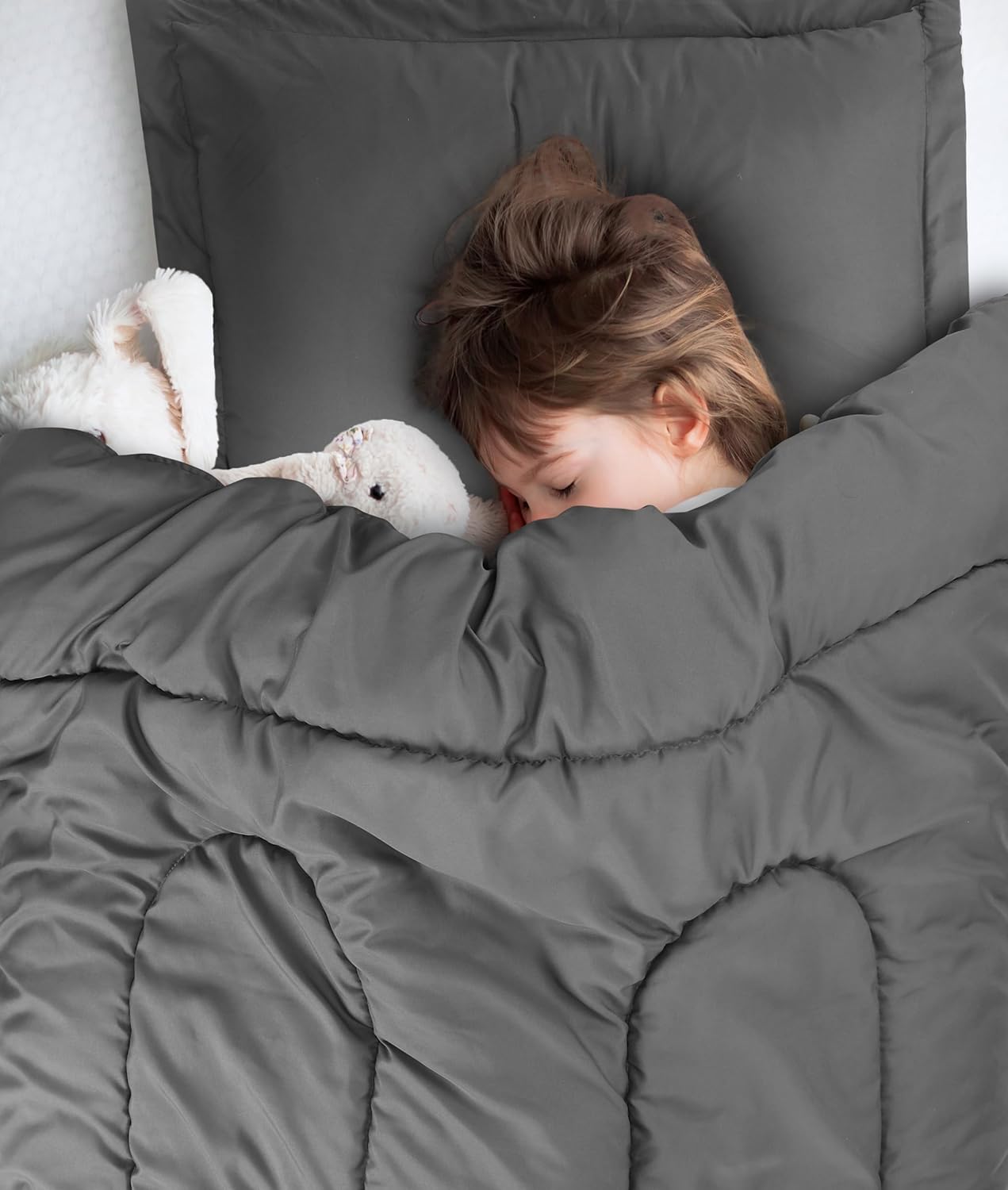 Utopia Bedding All Season Grey Comforter Set with 2 Pillow Cases