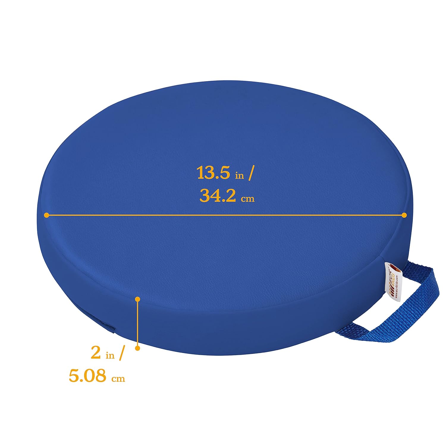 ECR4Kids SoftZone Floor Cushions 6-Piece Blue