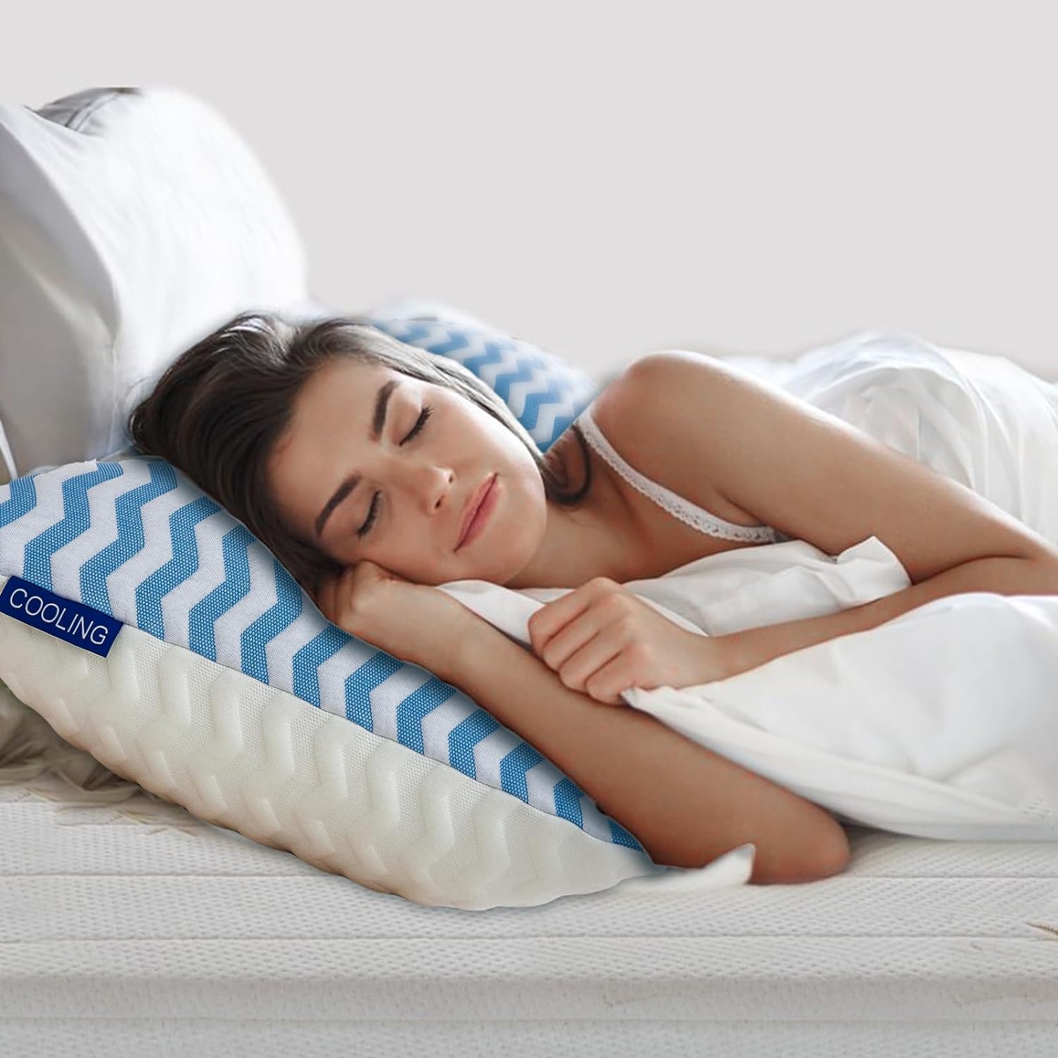 Suhedy Queen Size Adjustable Cooling Pillow