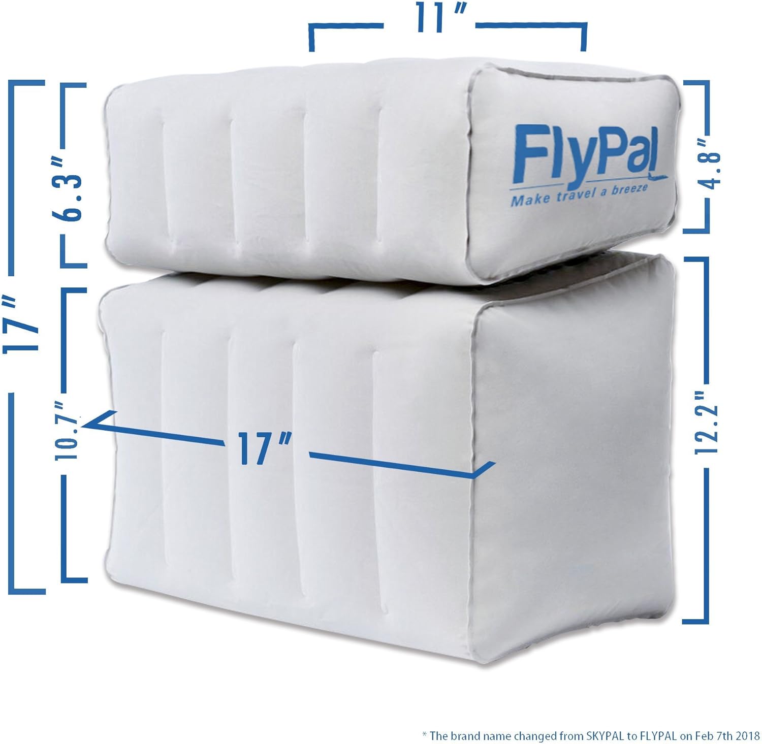 Flypal Inflatable Foot Rest for Travel and Home 1