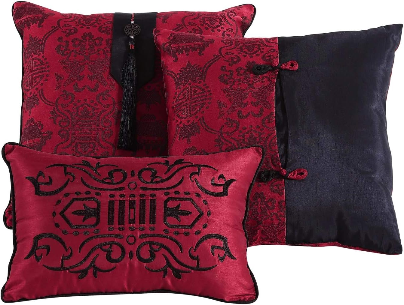 Chezmoi Collection Noble 7-Piece Comforter Set