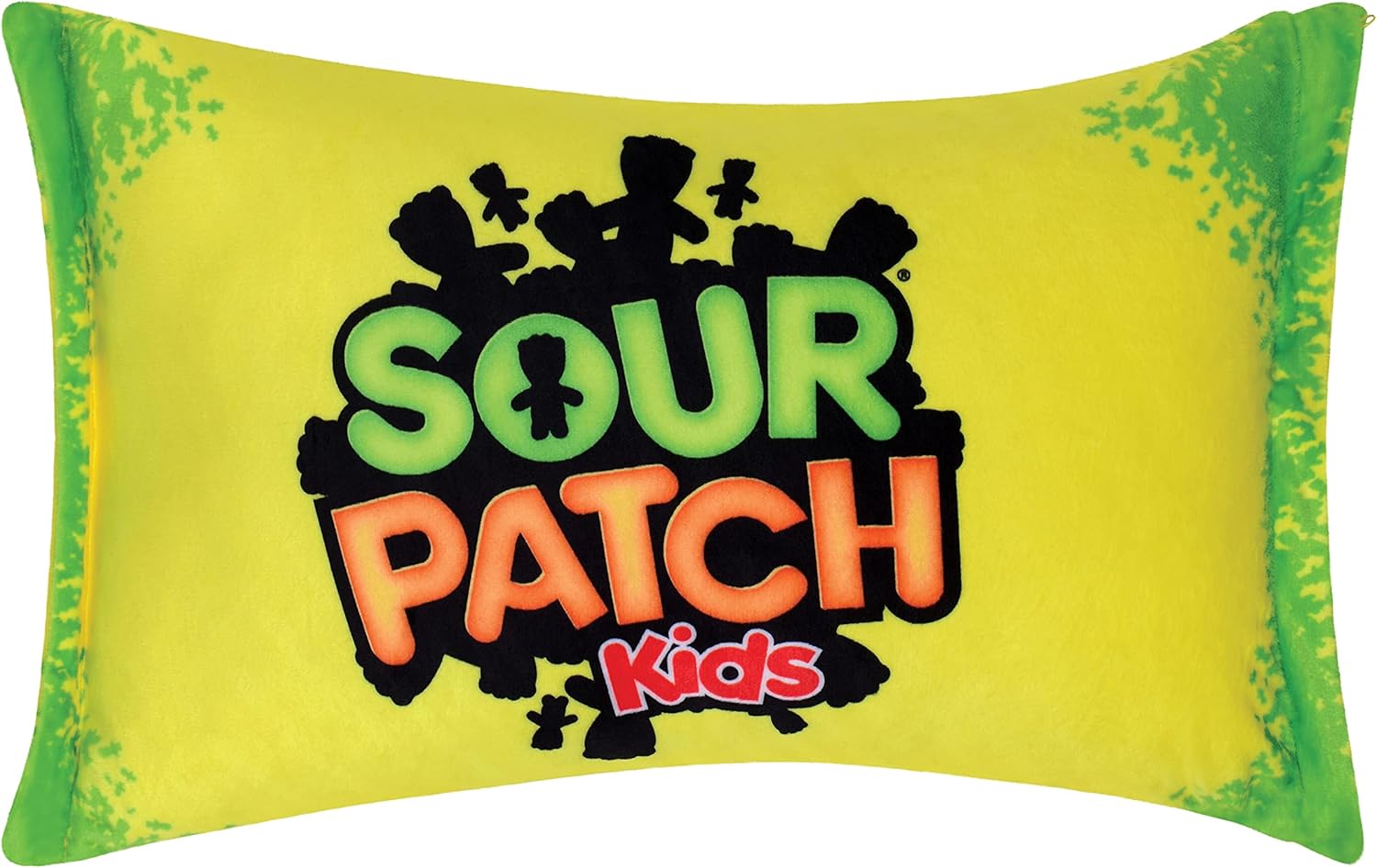 iscream Sour Patch Kids Pillow Set 18x12 with Mini Candies