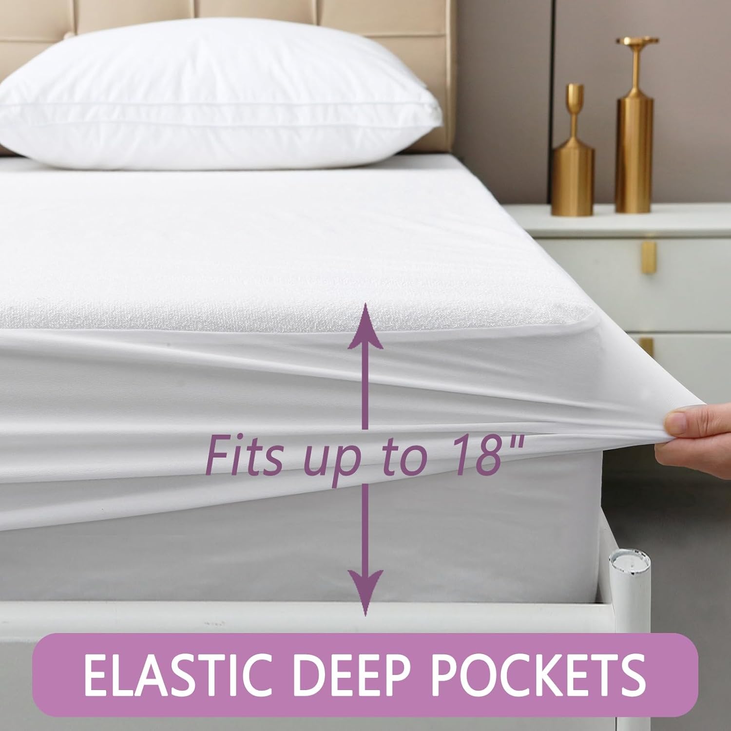 Waterproof Mattress Protector Twin Size for Kids Potty Training