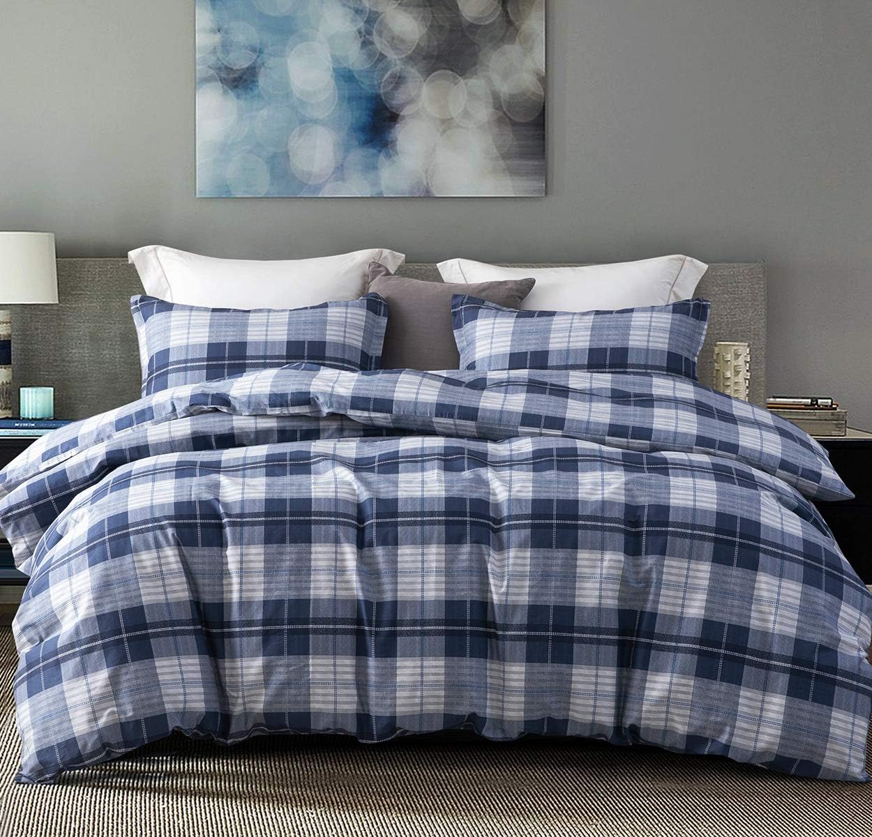 SLEEPBELLA Queen Comforter Set 3Pcs Buffalo Print