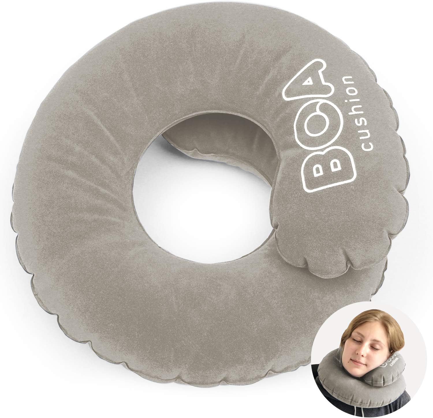 Boa Cushion Travel Pillow Inflatable Neck Support