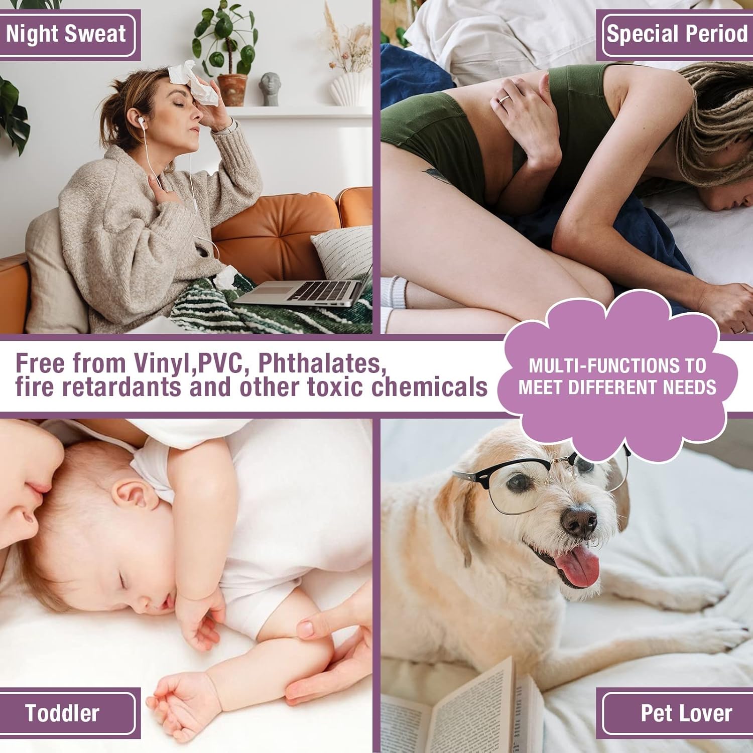 Waterproof Mattress Protector Twin Size for Kids Potty Training