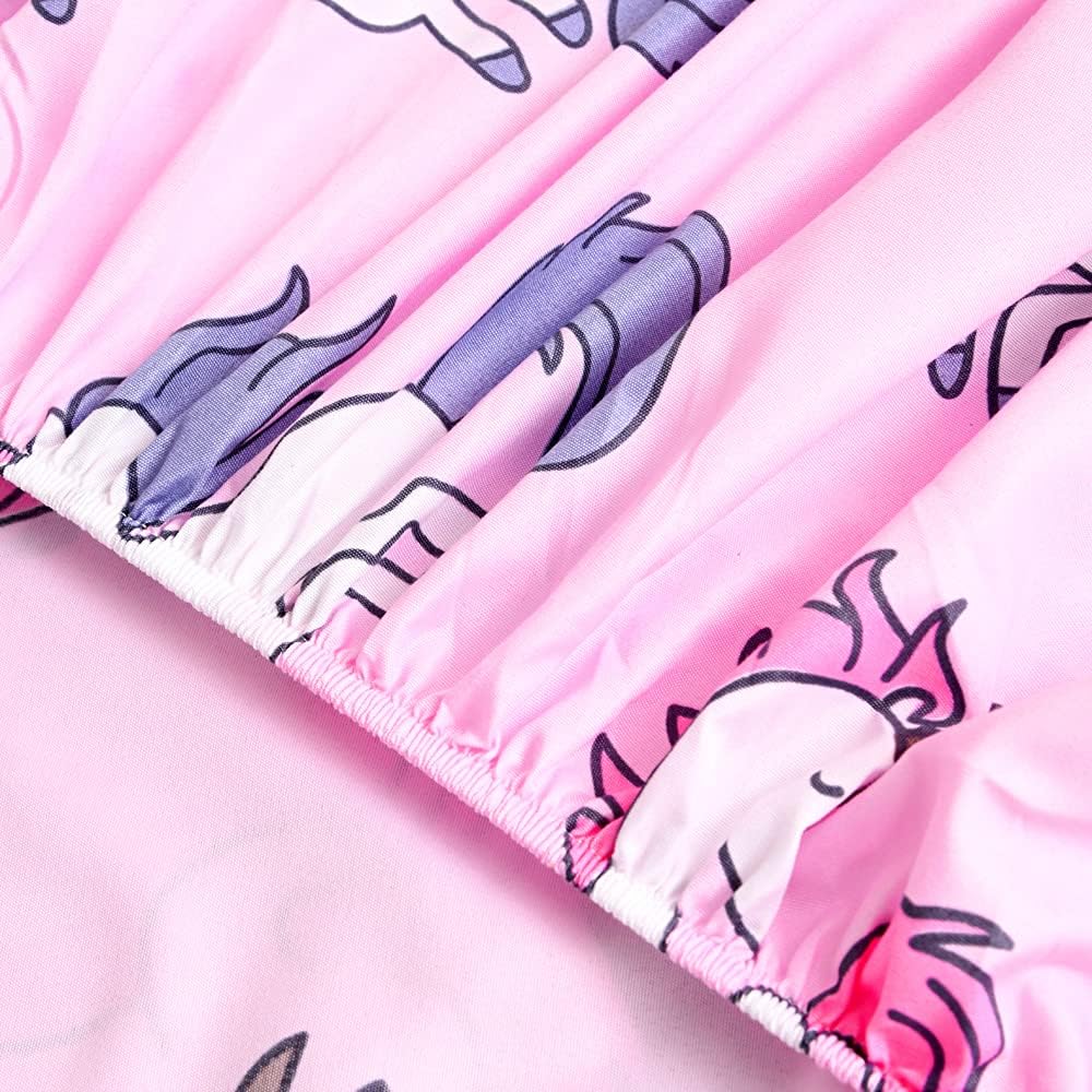 NATURETY Fitted Sheet Twin Deep Pocket Animal Print
