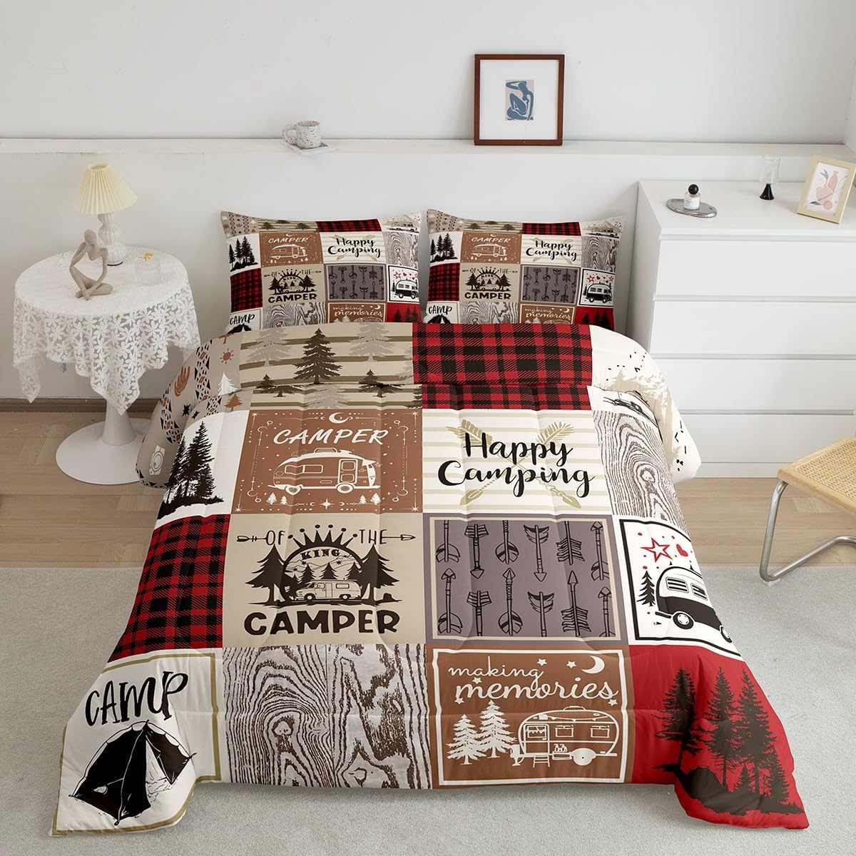 Erosebridal Comforter Set for RV Camper Travel
