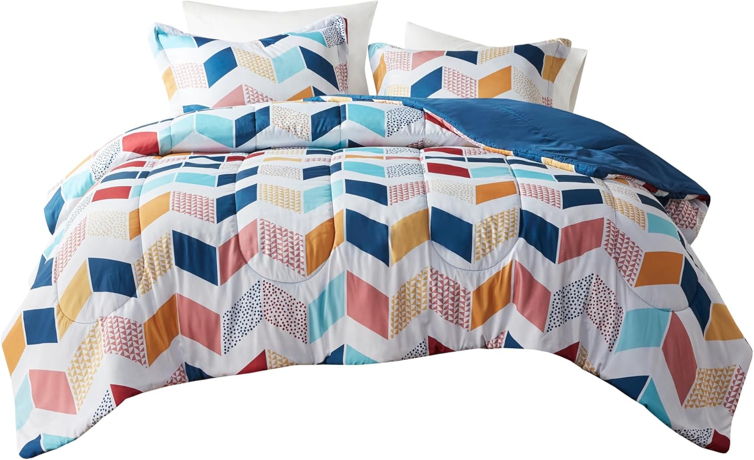 Comfort Spaces Ruching Comforter Set Twin Twin XL