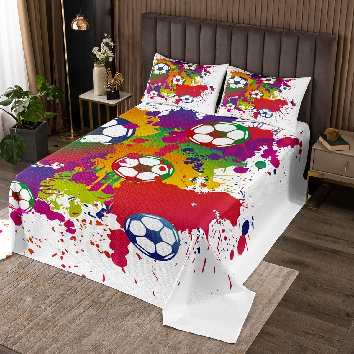 Feelyou Football Coverlet Set for Kids