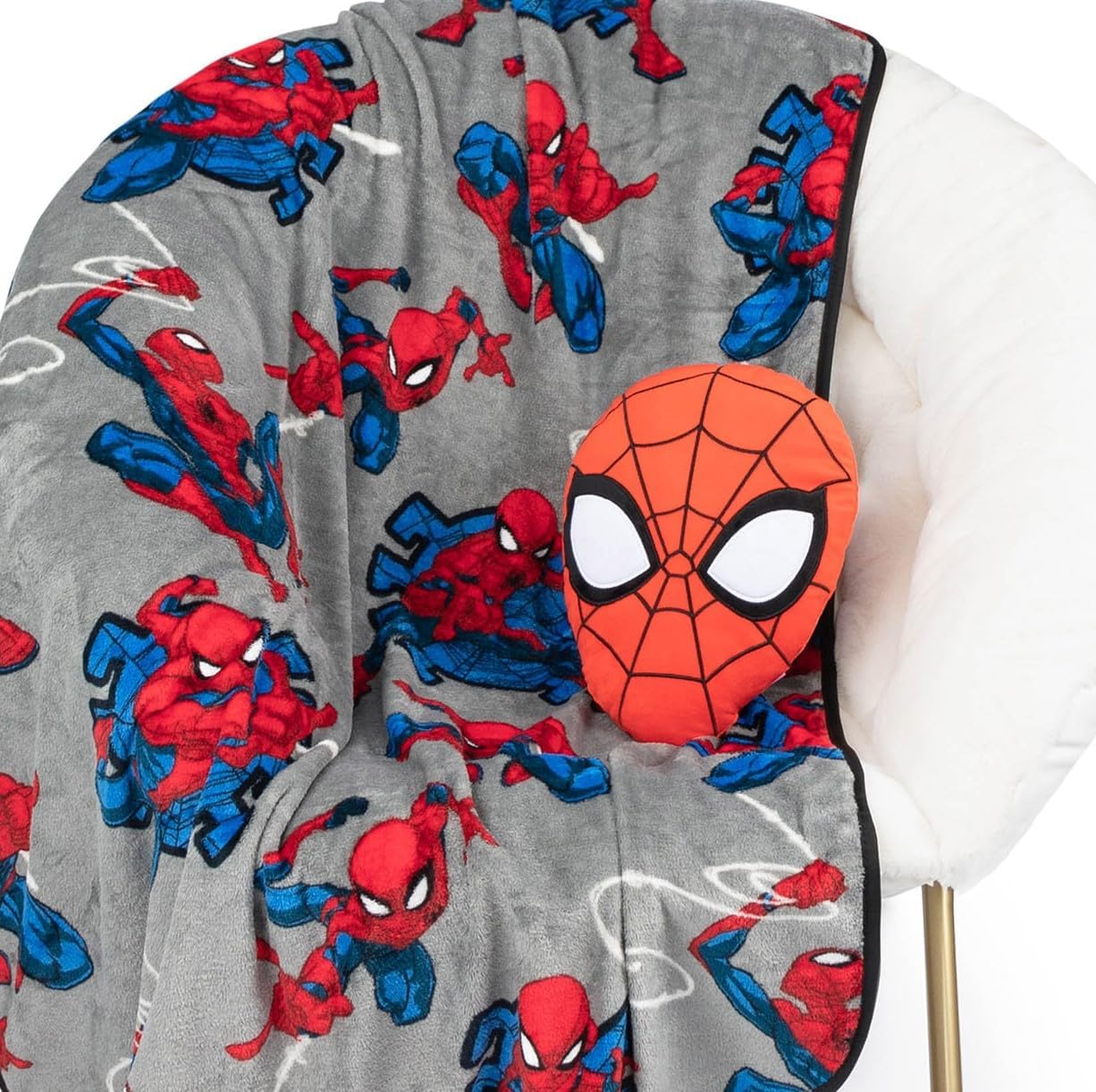 Jay Franco Spiderman Throw Blanket Pillow Set
