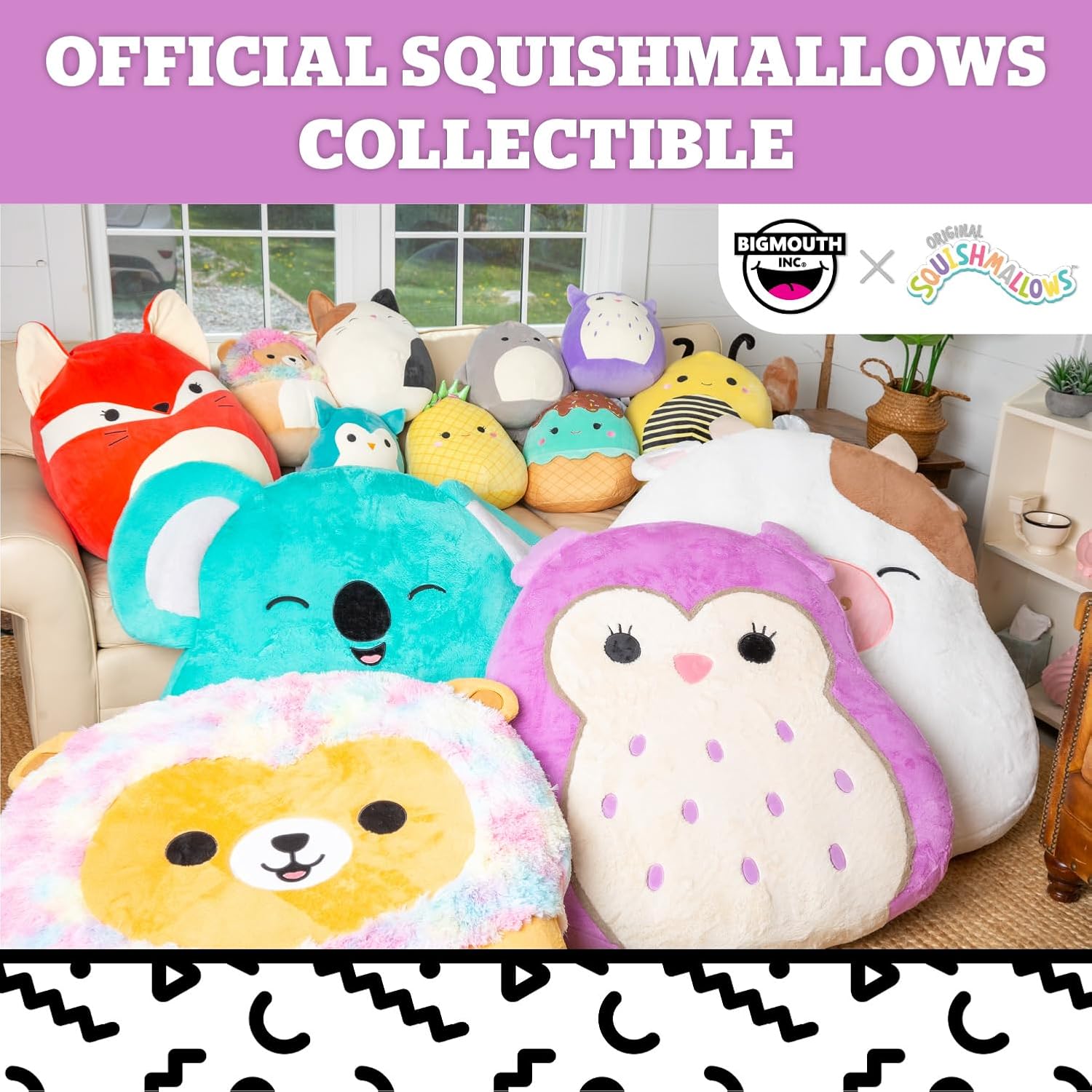 BigMouth x Squishmallows Holly Owl Inflatable Floor Pillow