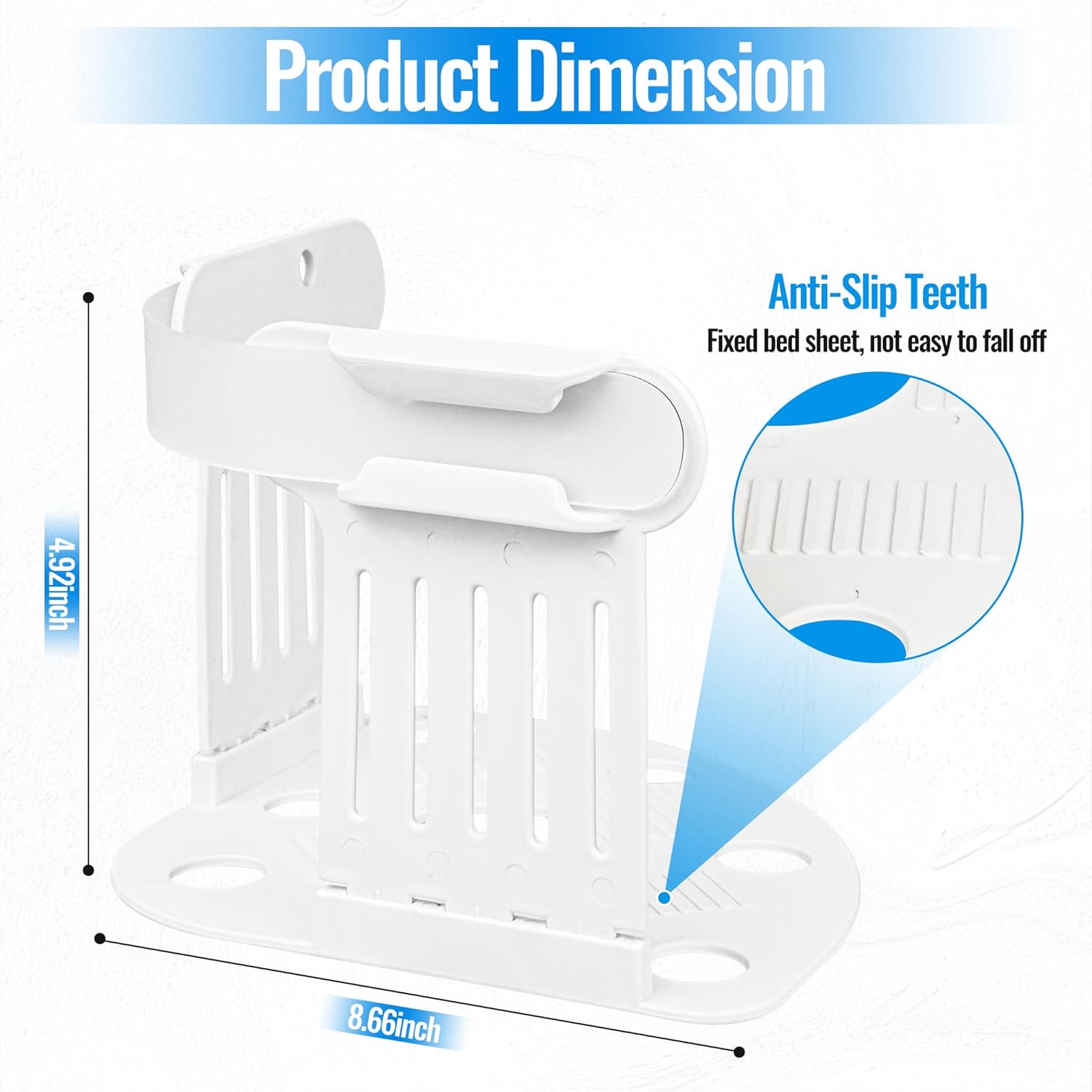 HTZSSON Bed Sheet Holders for Corners 1