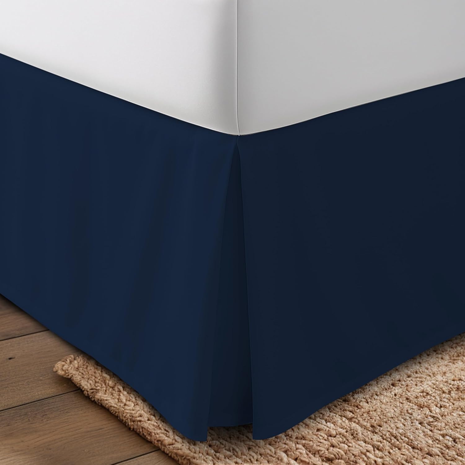 Utopia Bedding Twin Bed Skirting - Soft Quadruple Pleated Ruffle