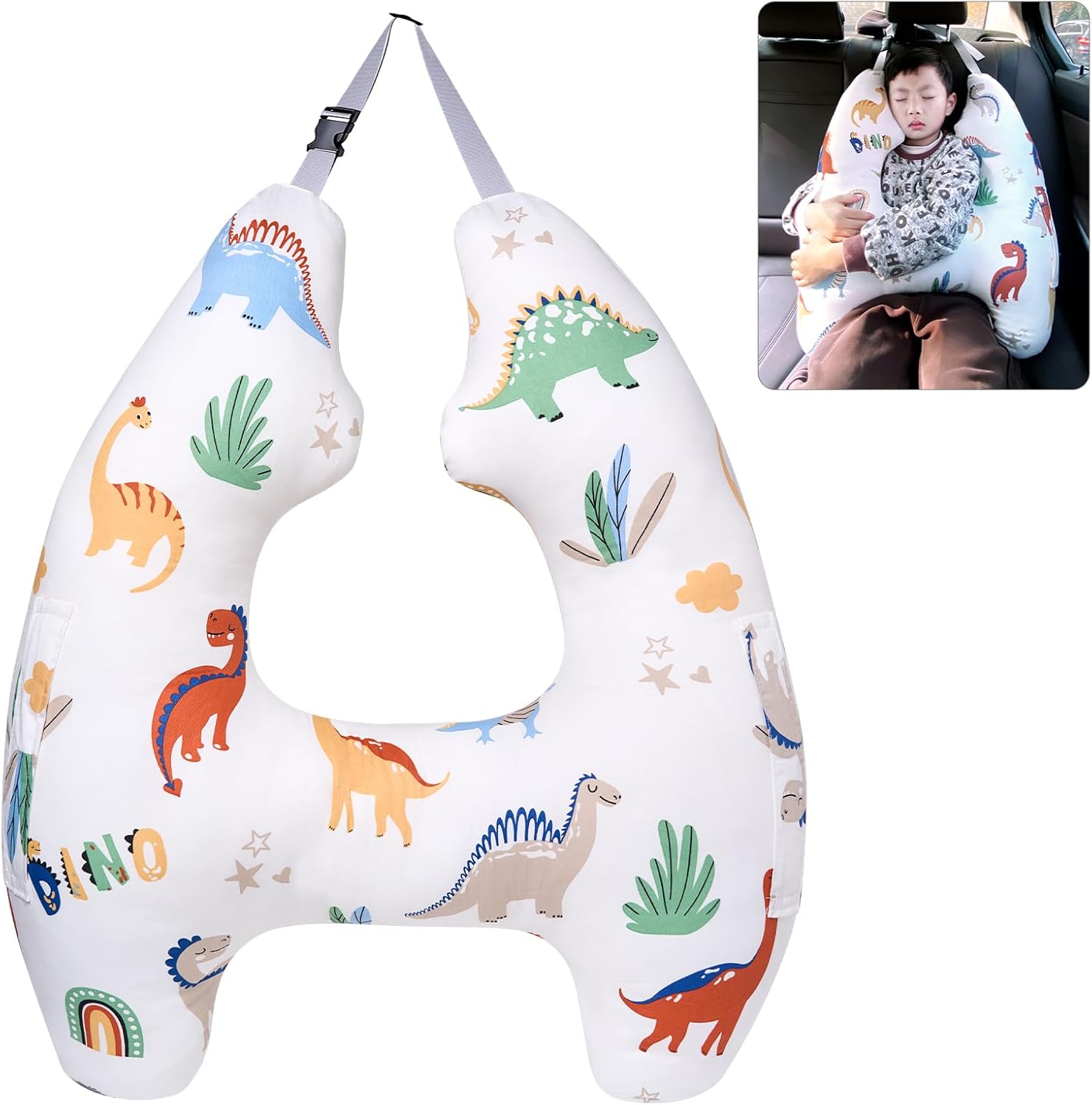 H-Shape Travel Pillow for Kids and Adults