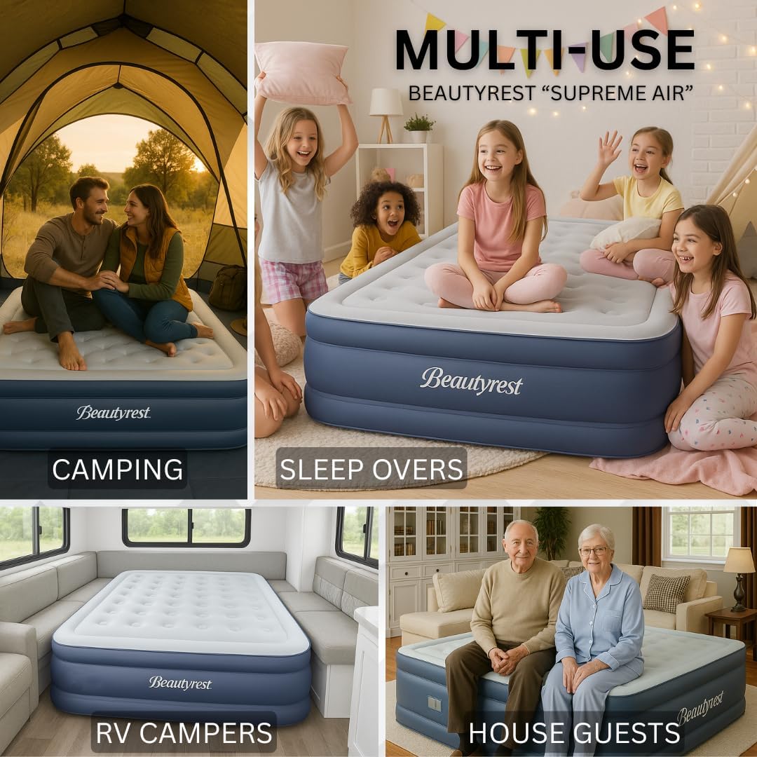 Beautyrest 17 Full Air Mattress with SureLock Pump