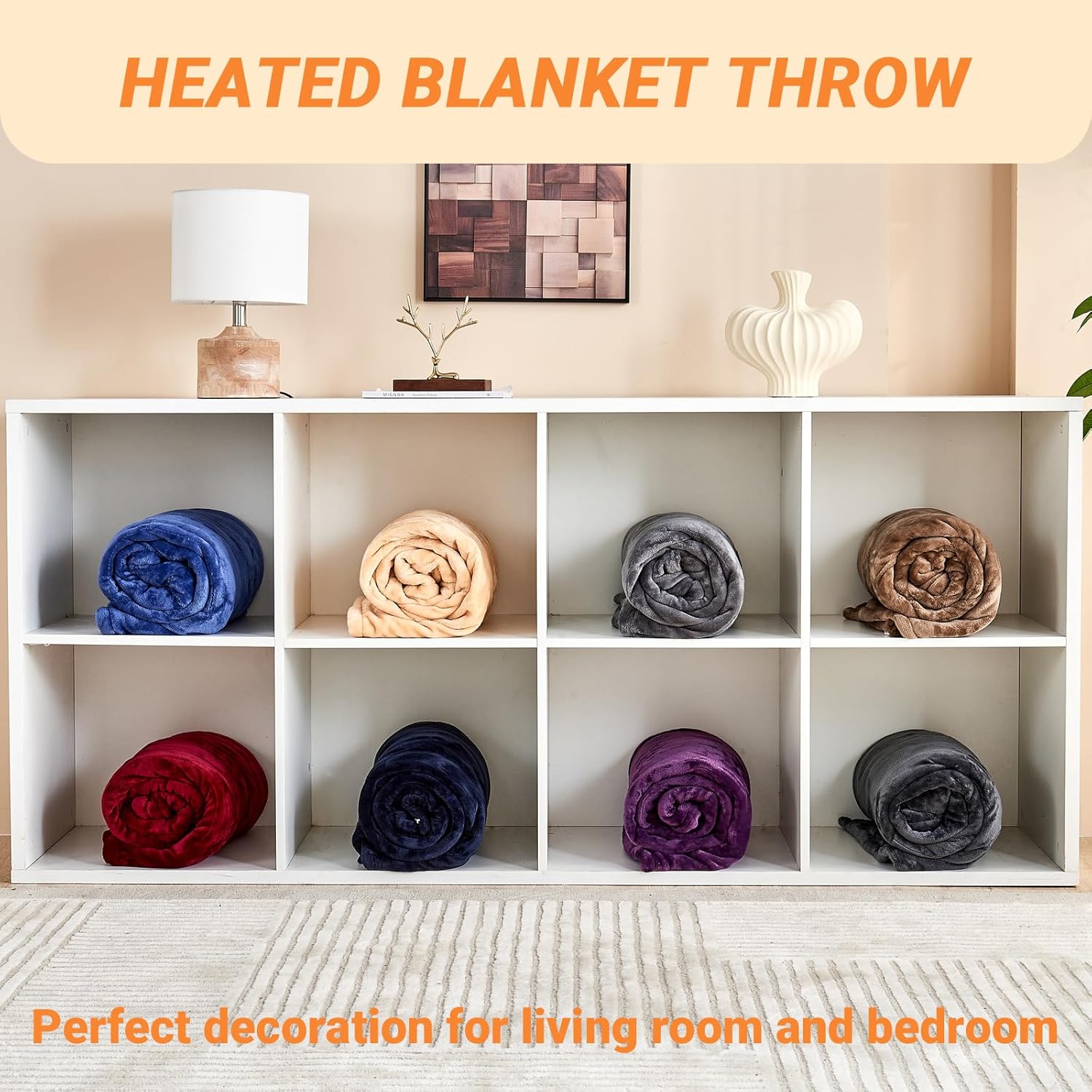 PENGZHU Electric Blanket with 10 Heat Levels