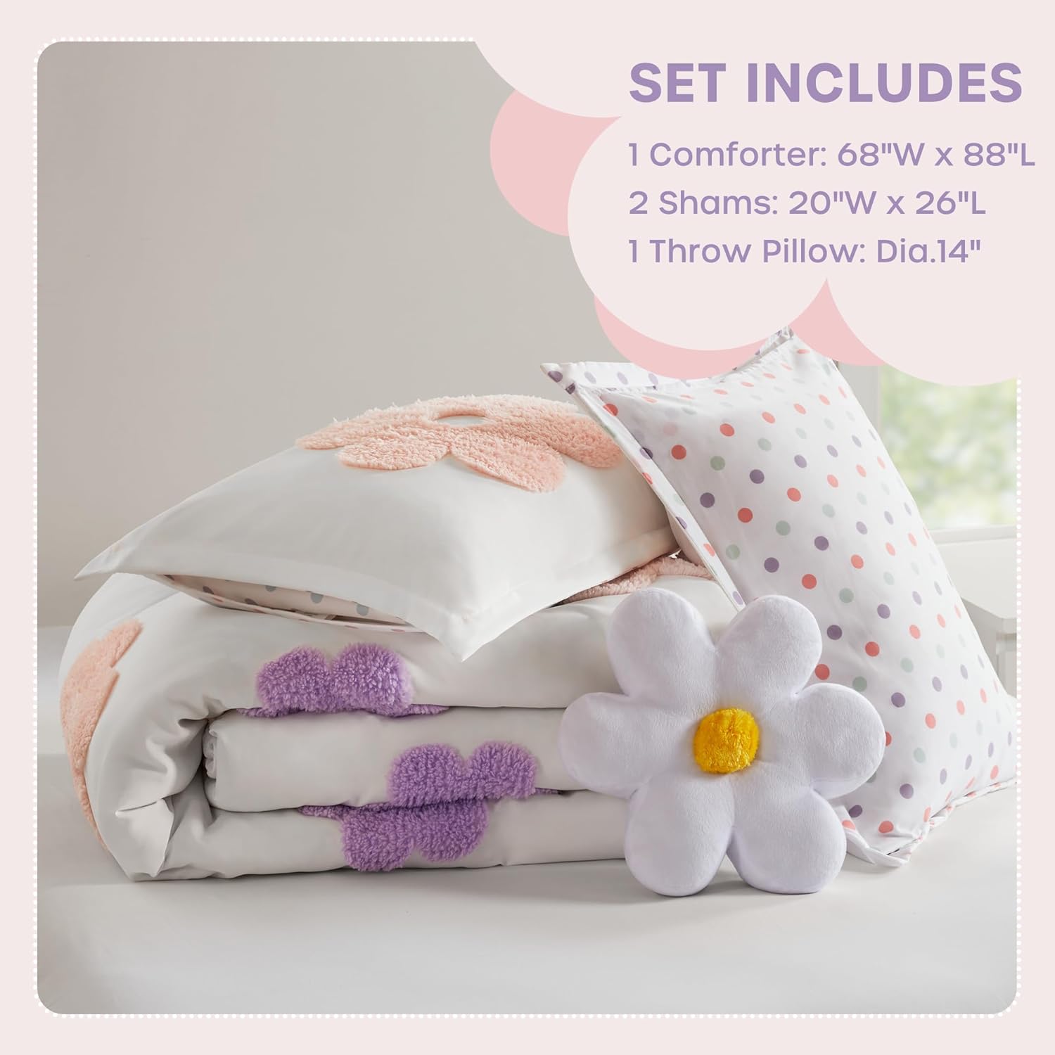 Urban Habitat Kids Queen Comforter Set with Reversible Design