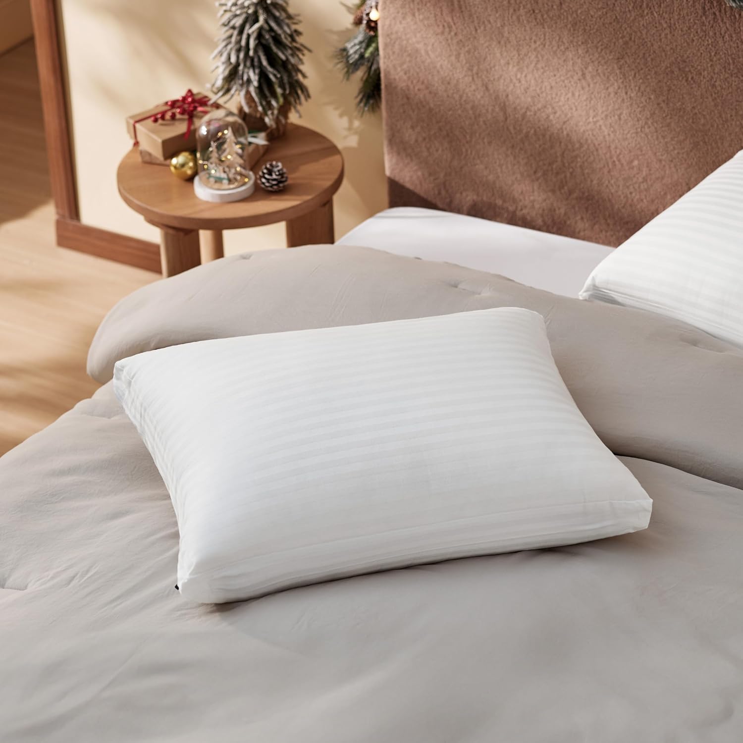 Bedsure Adjustable Layer Standard Pillow 2 Pack