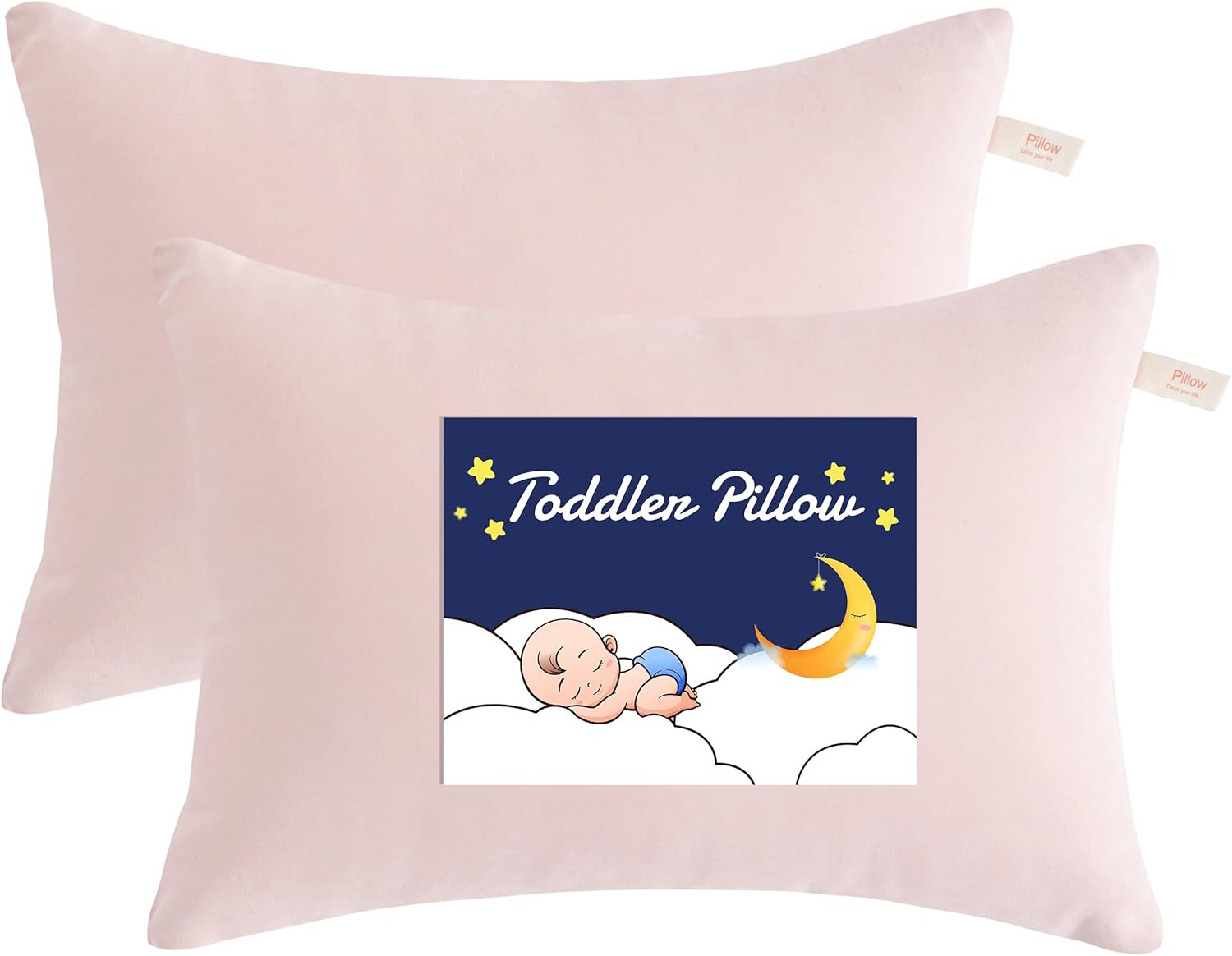 NTBAY Toddler Pillows 13x18 Soft Breathable Travel Pillows